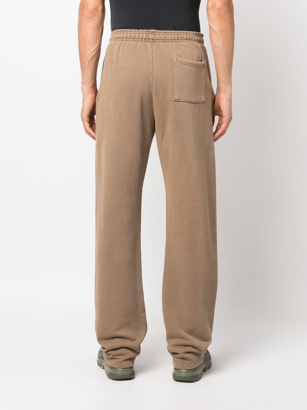 wide-leg organic cotton track pants - 5