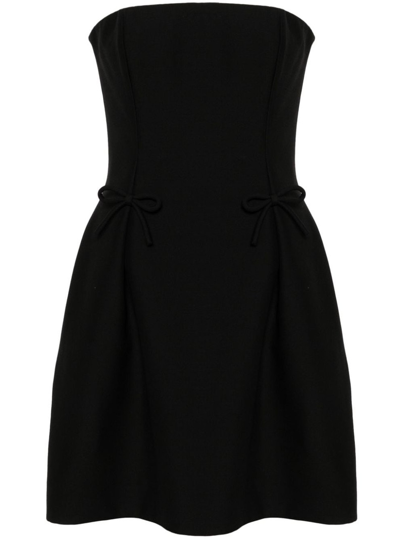 bow-detailing strapless minidress - 1