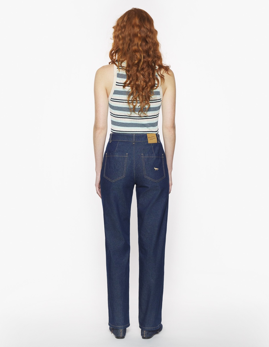 STRAIGHT DENIM JEANS - 5