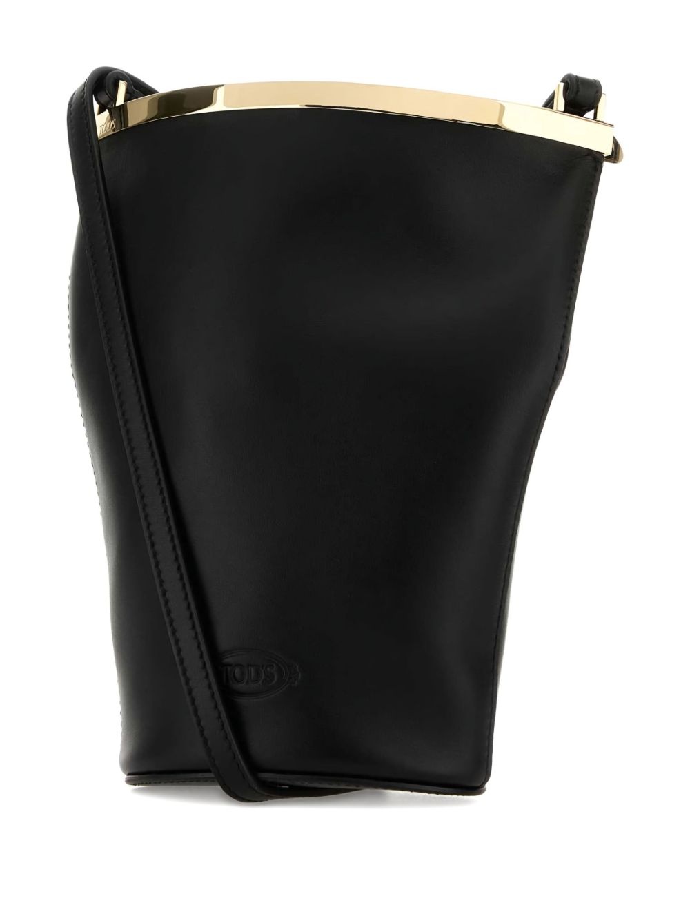 metallic-trim shoulder bag - 3