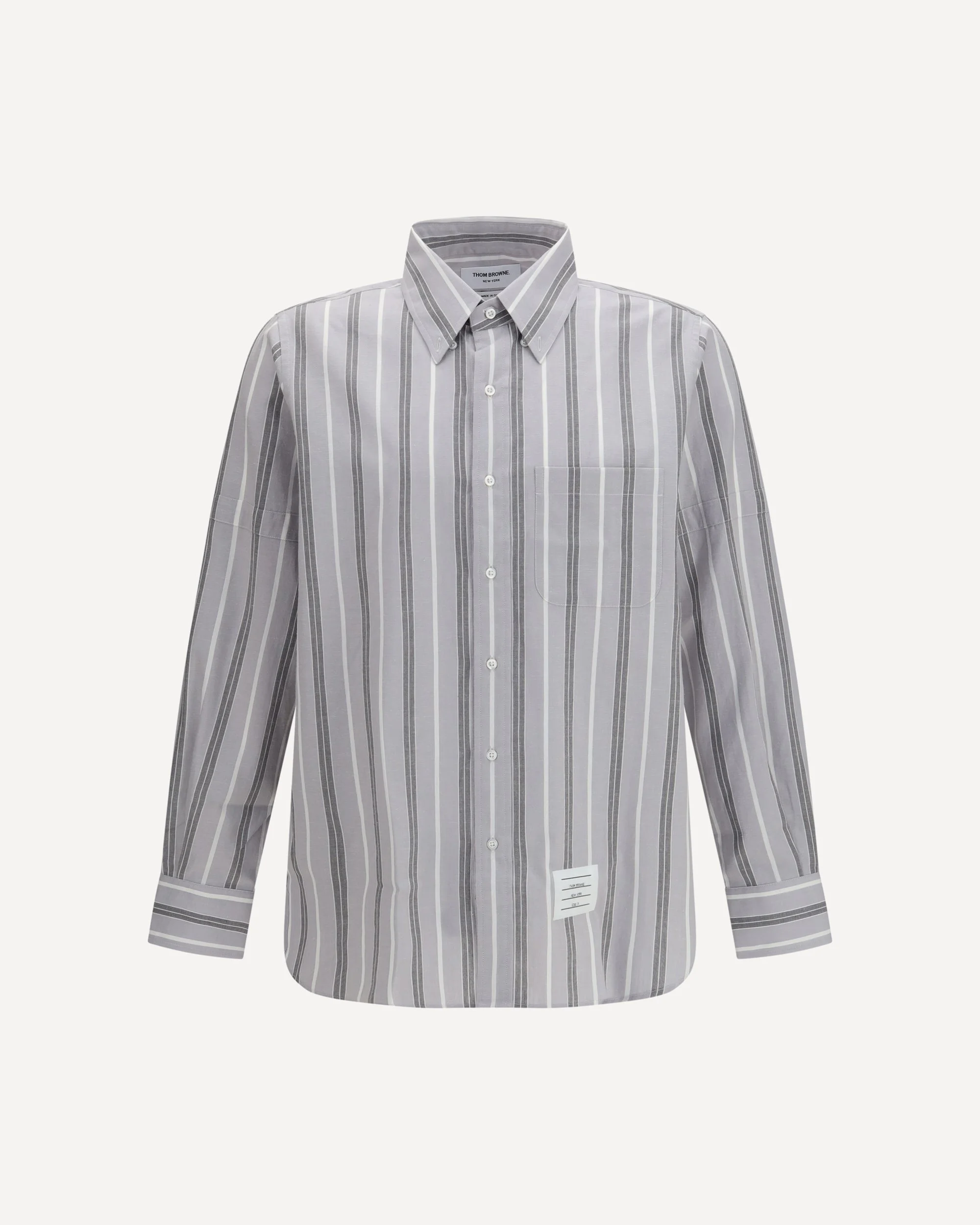 Madras striped armband Shirt - 1