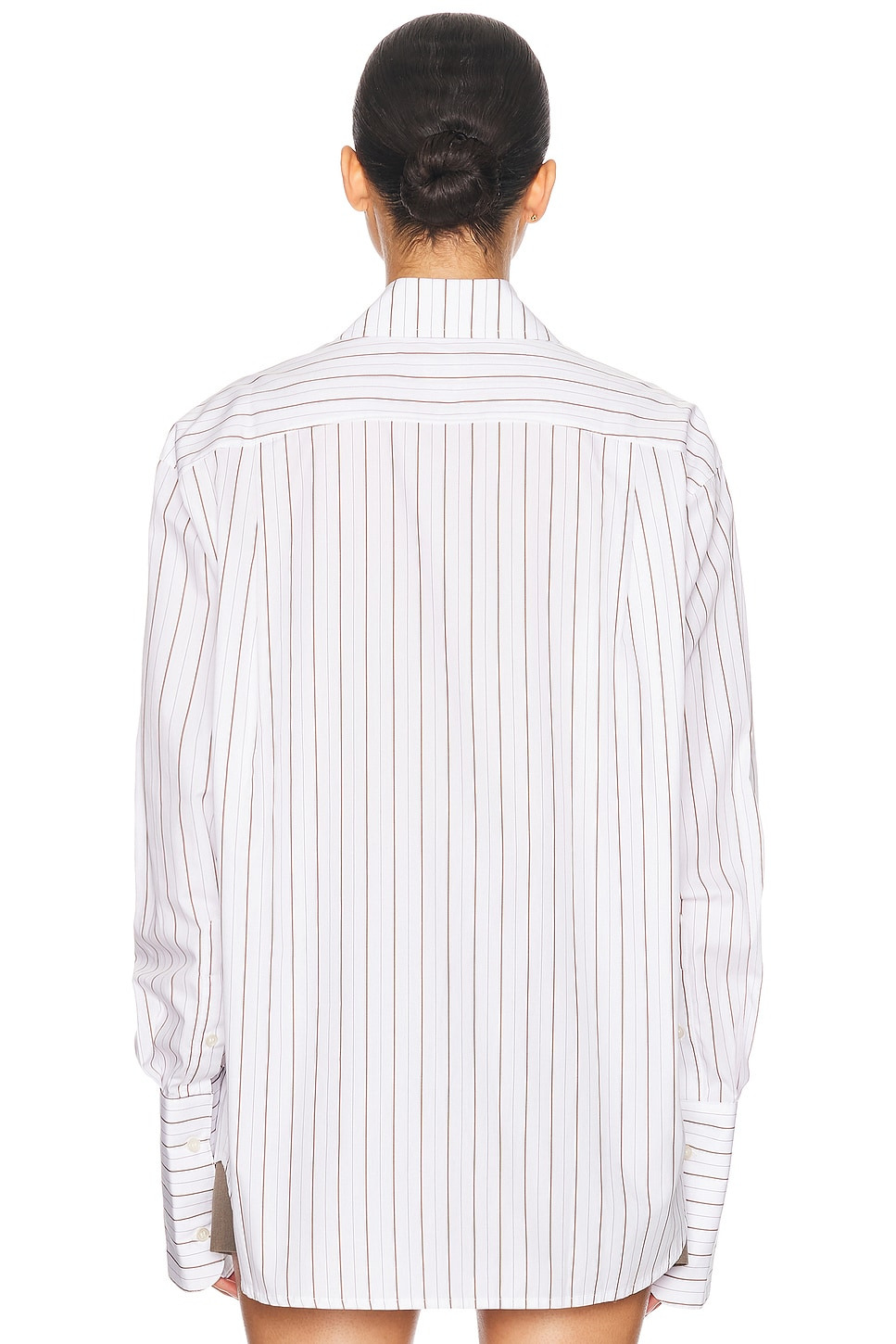 Classic Fit Stripe Poplin Shirt - 4