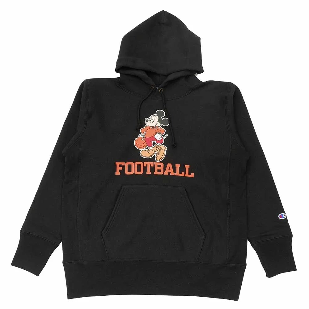 REVERSE WEAVE PULLOVER HOODED SWEATSHIRT - FOOTBALL - C3-A131 - 1