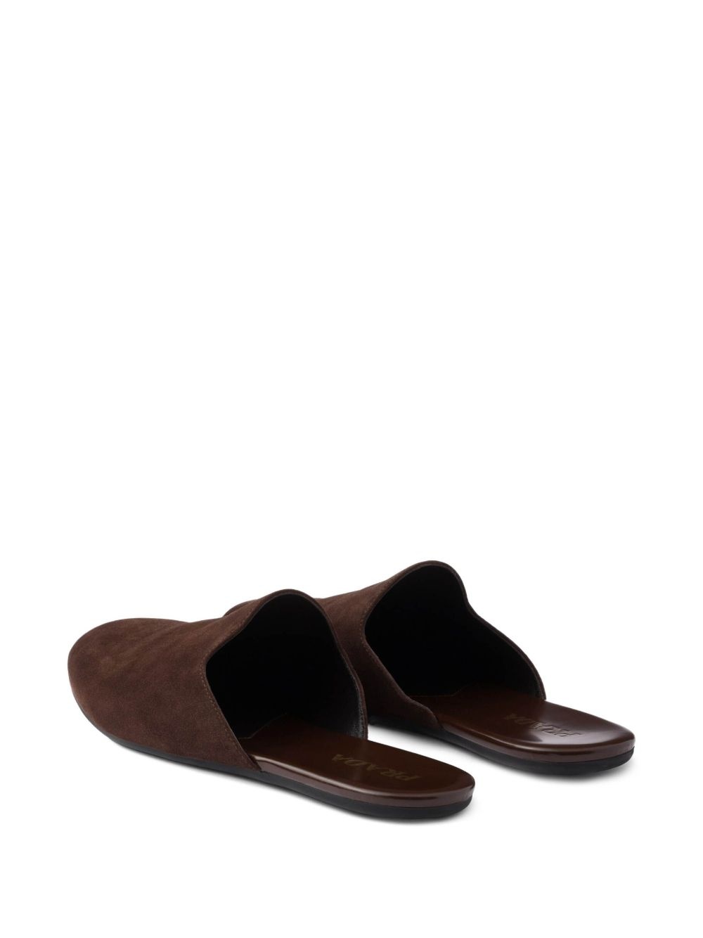slip-on suede slippers - 3