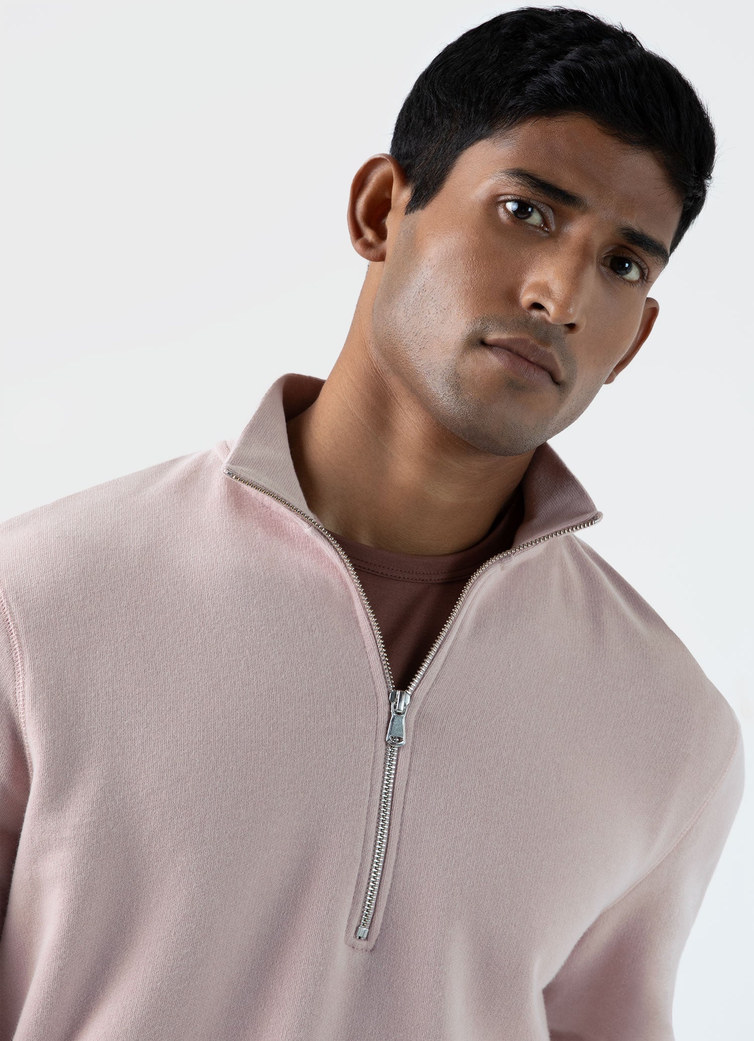 Half Zip Loopback Sweatshirt - 6