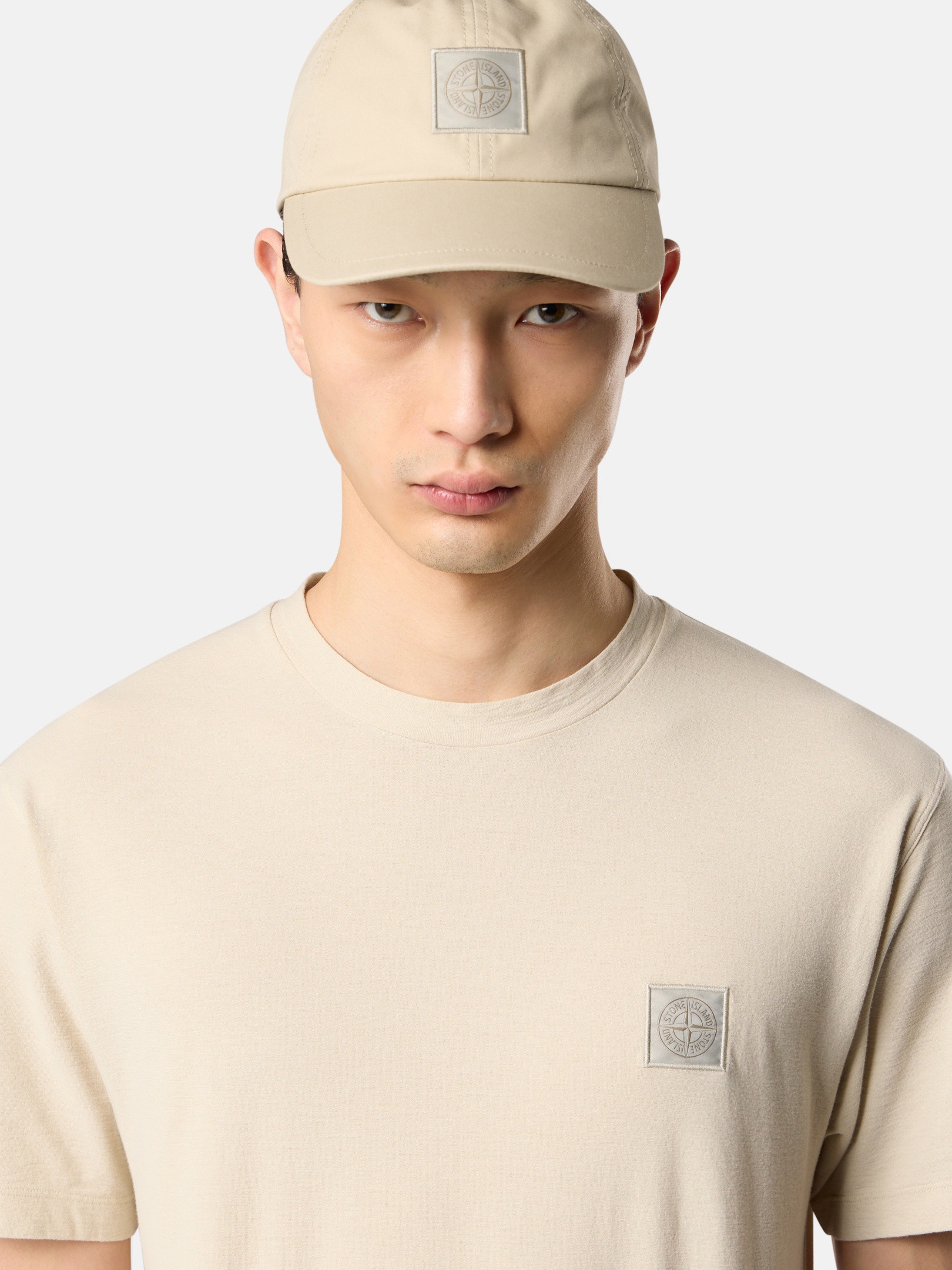 STONE ｜ (2100008 Crepe Cotton Jersey_Stone  Stone Island 2100008 CREPE COTTON JERSEY_STONE ISLAND GHOST