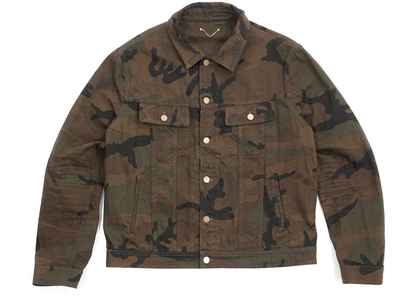 Supreme x Louis Vuitton Jacquard Denim Trucker Jacket Camo - 1