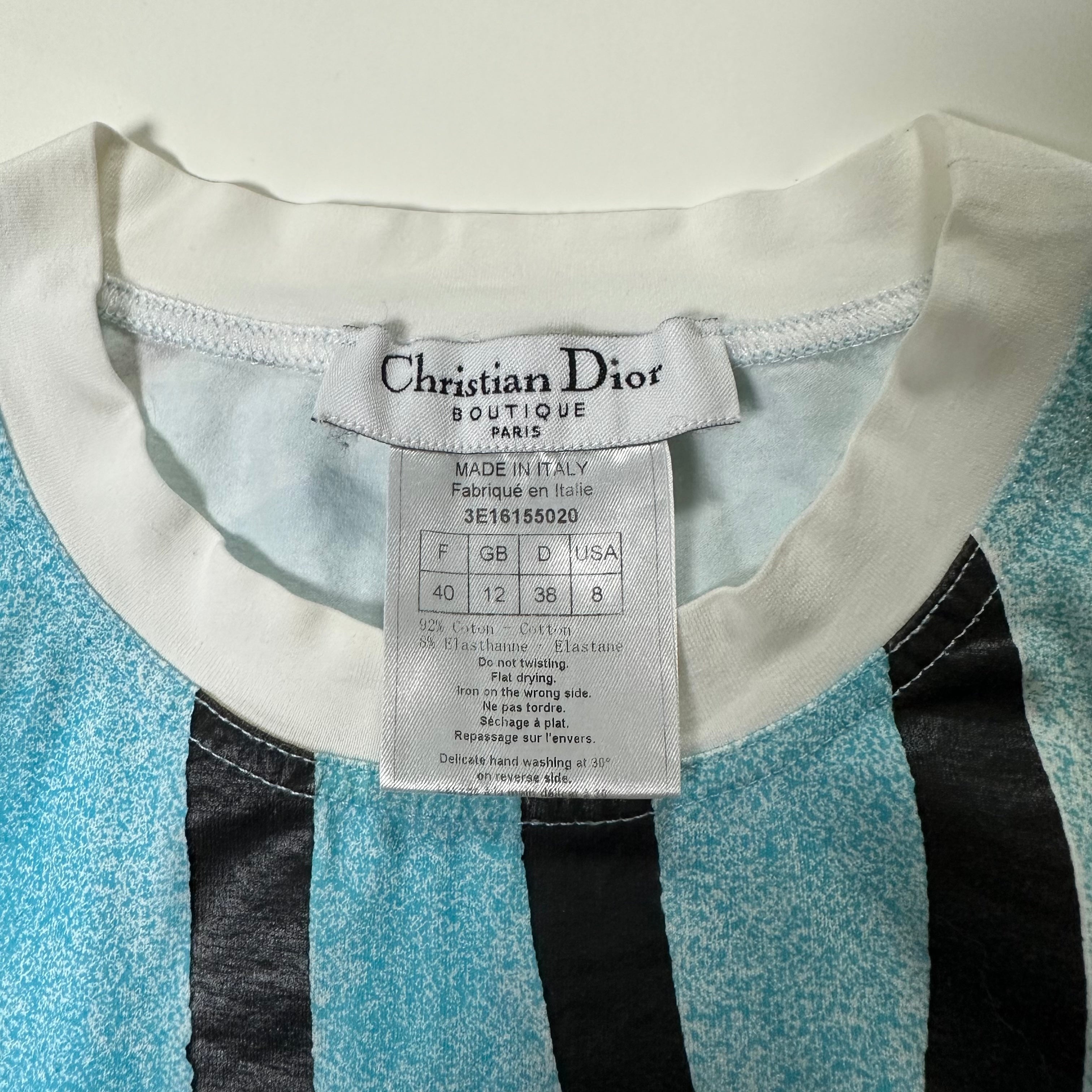 CHRISTIAN DIOR Spring Summer 2003 Graffiti Print T-Shirt - 5