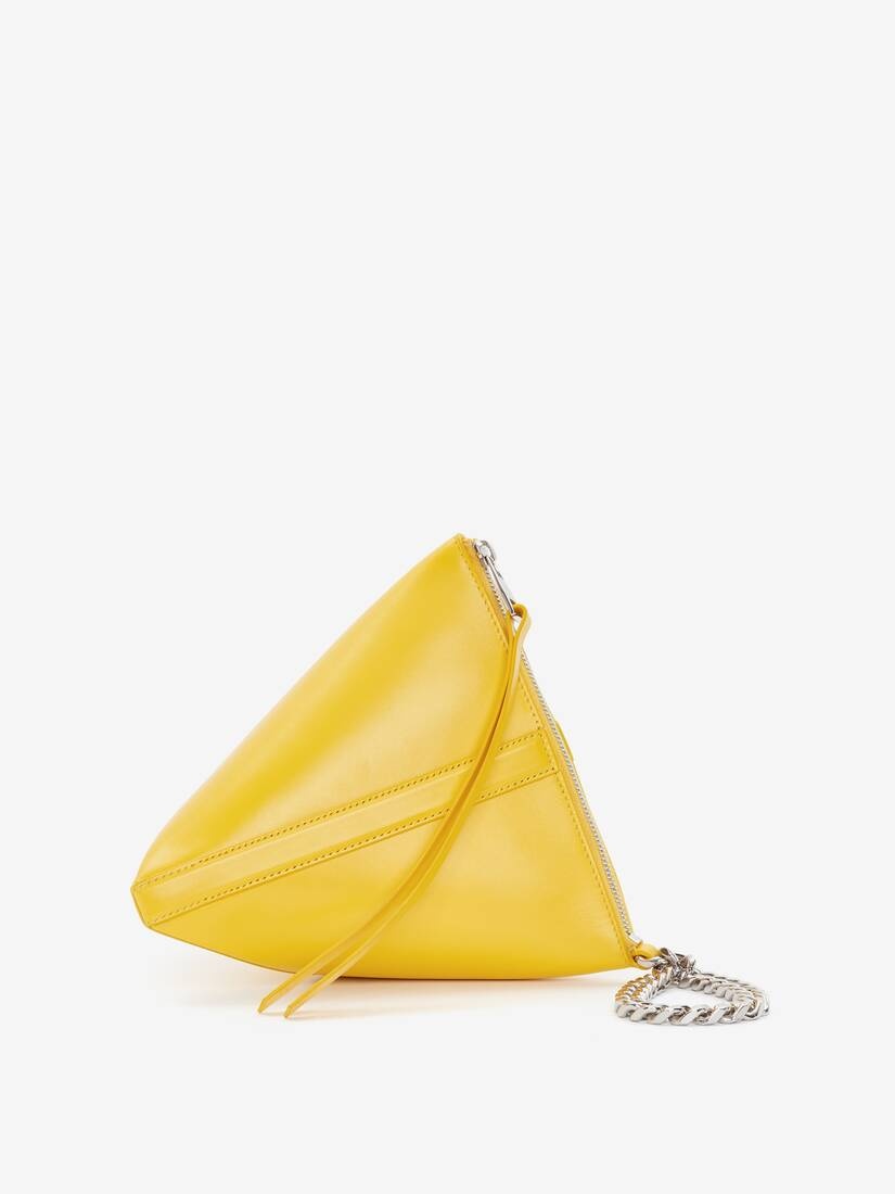 The Curve Pouch in New Pop Yellow - 1