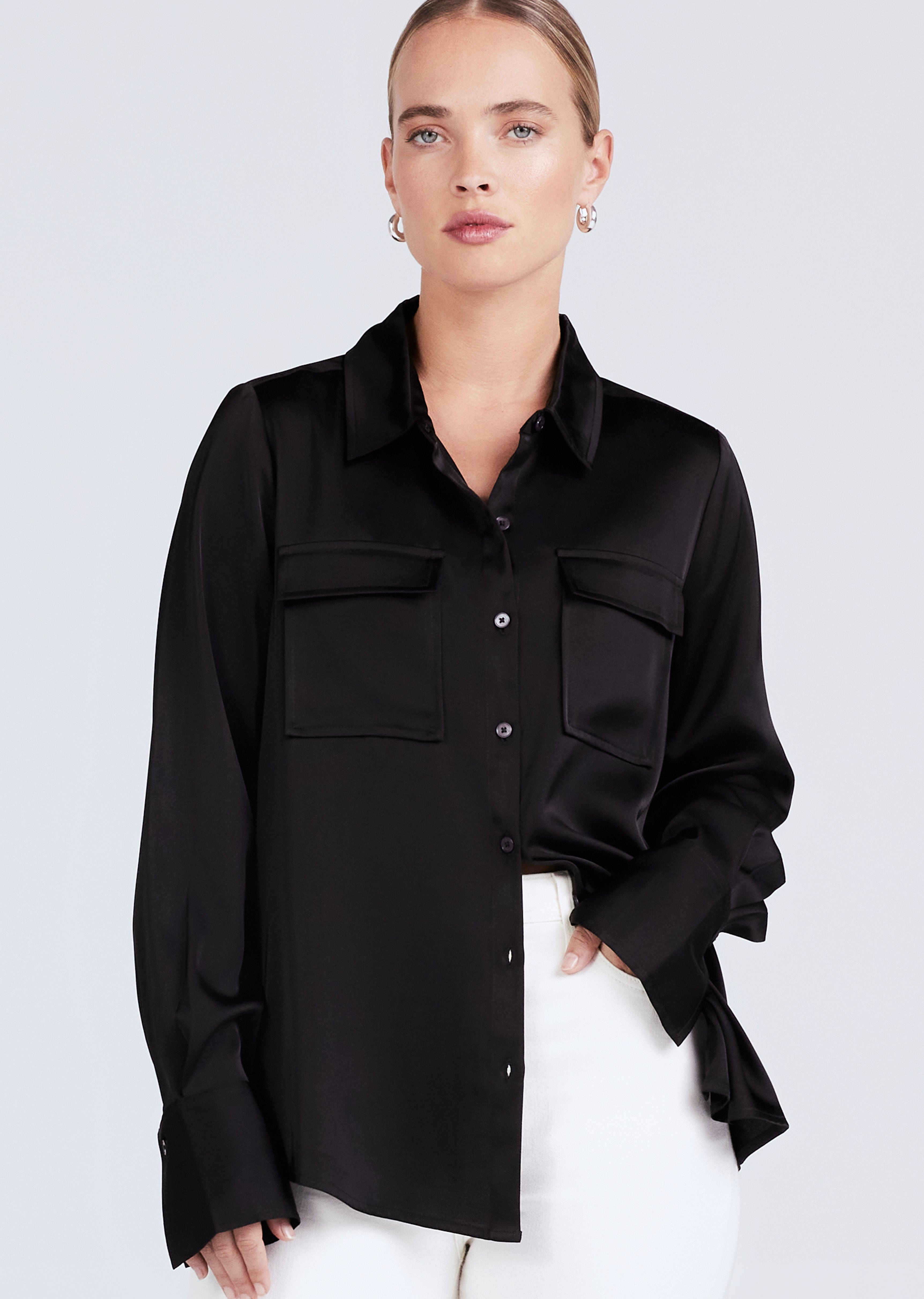 LORENA BUTTON DOWN BLOUSE - 2