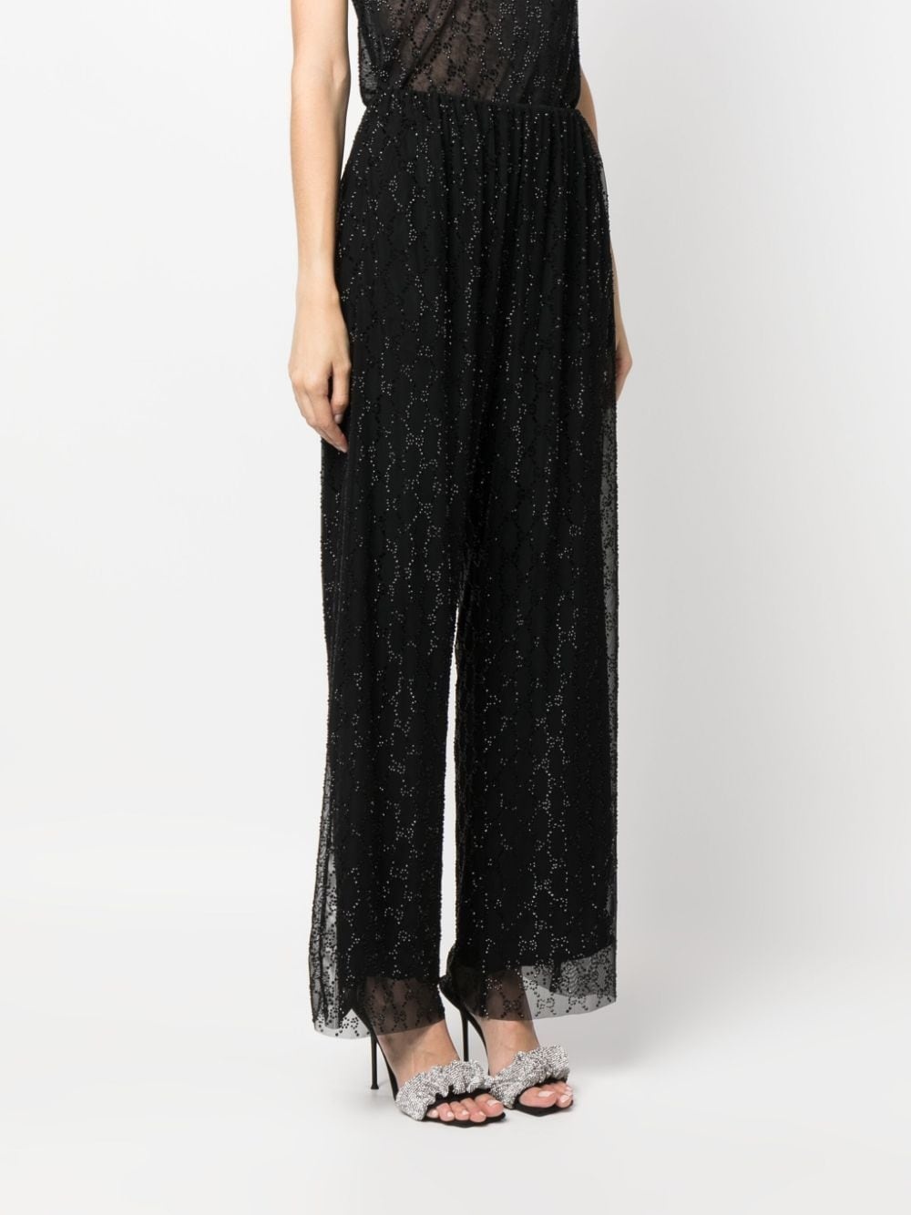 GG crystal-embellished trousers - 3