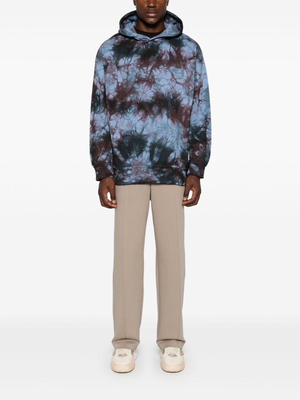 space-print hoodie - 2