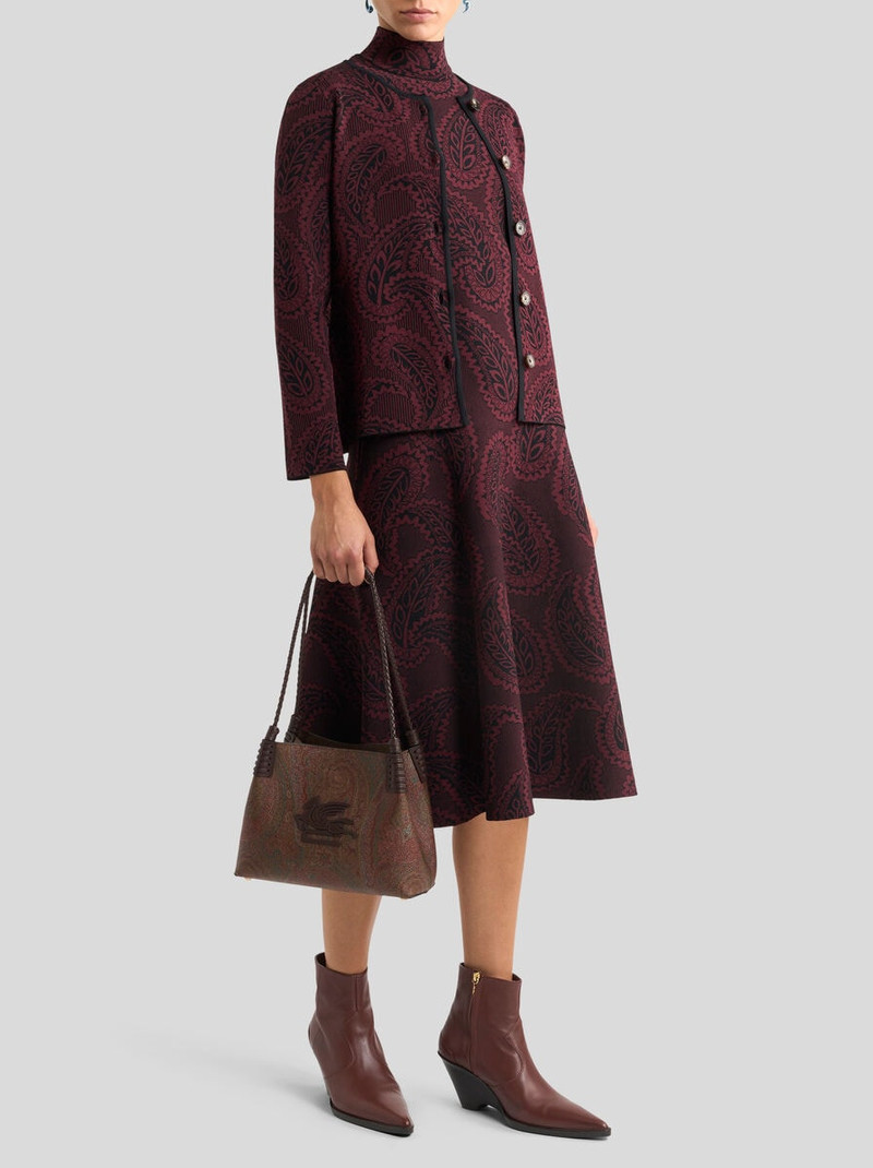 Etro JACQUARD CARDIGAN WITH PAISLEY FOLIAGE MOTIF outlook