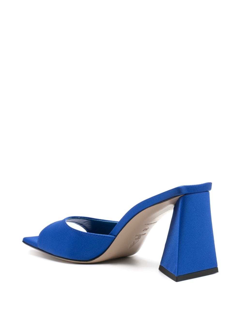 Mini Devon 85mm satin mules - 3