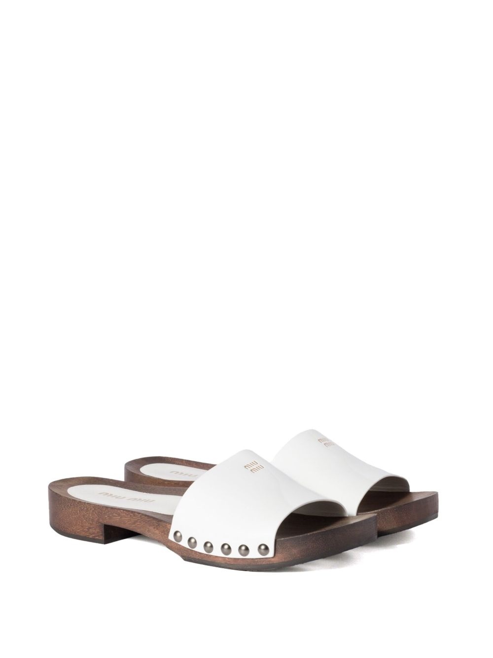 patent-leather clogs - 2