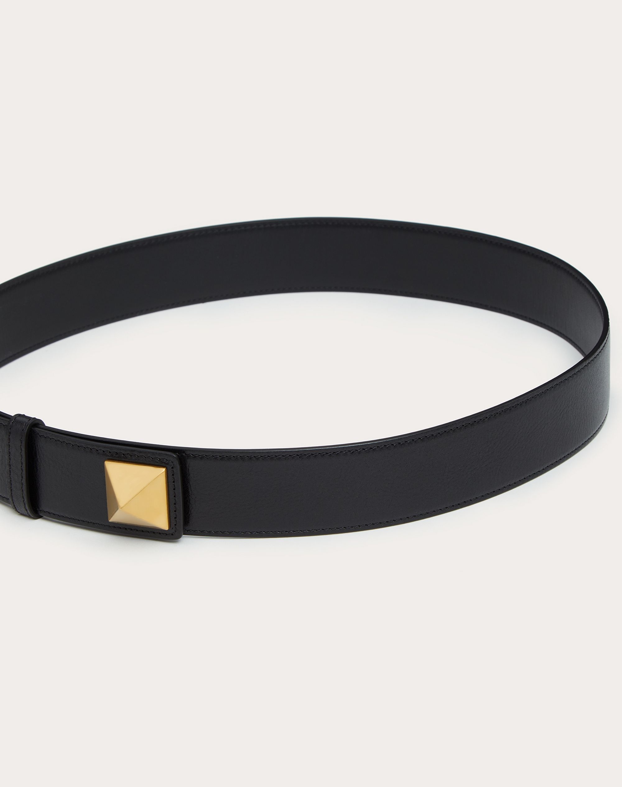 Roman Stud Belt in Ombré Cowhide 35 MM - 4