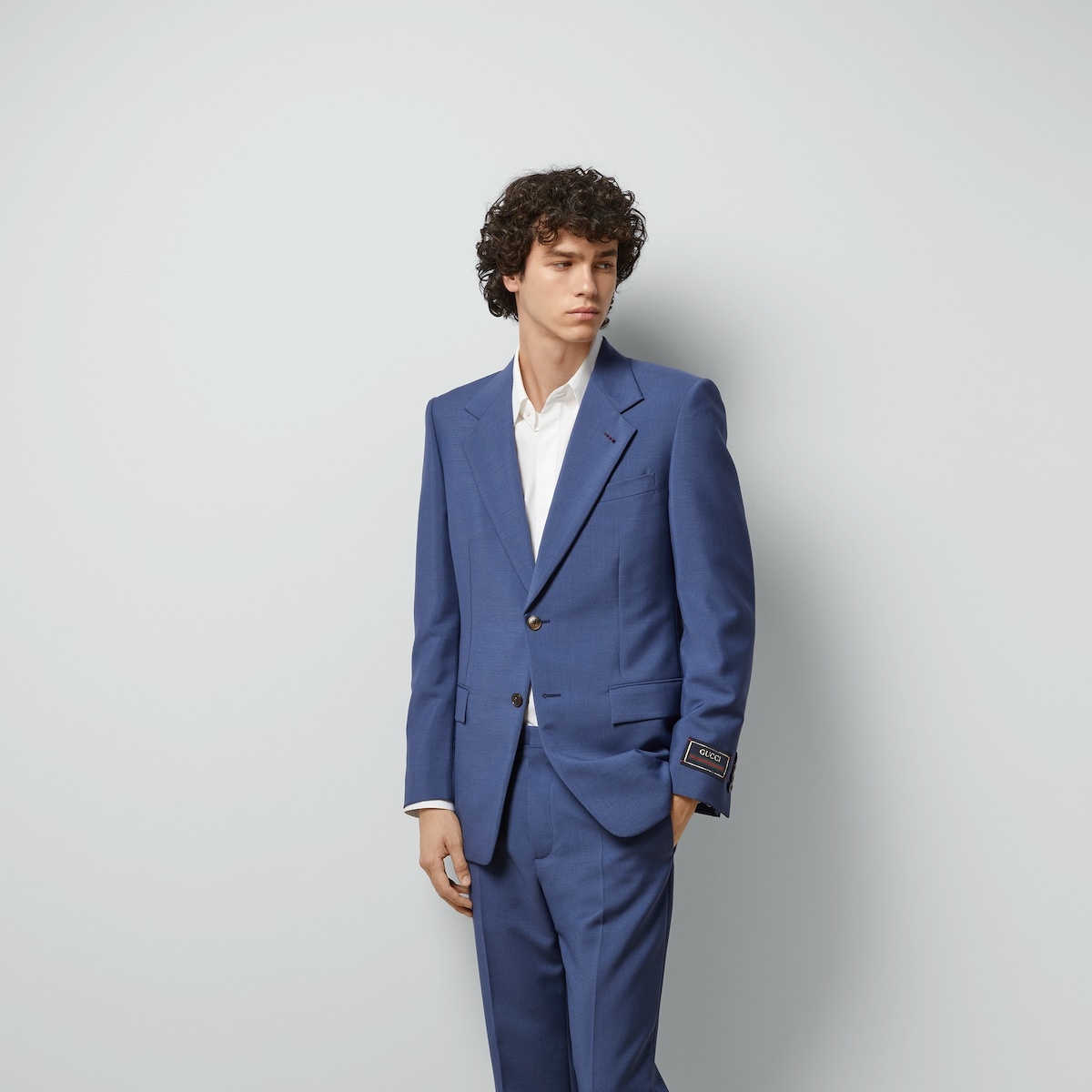 Wool mohair formal jacket with label - 5