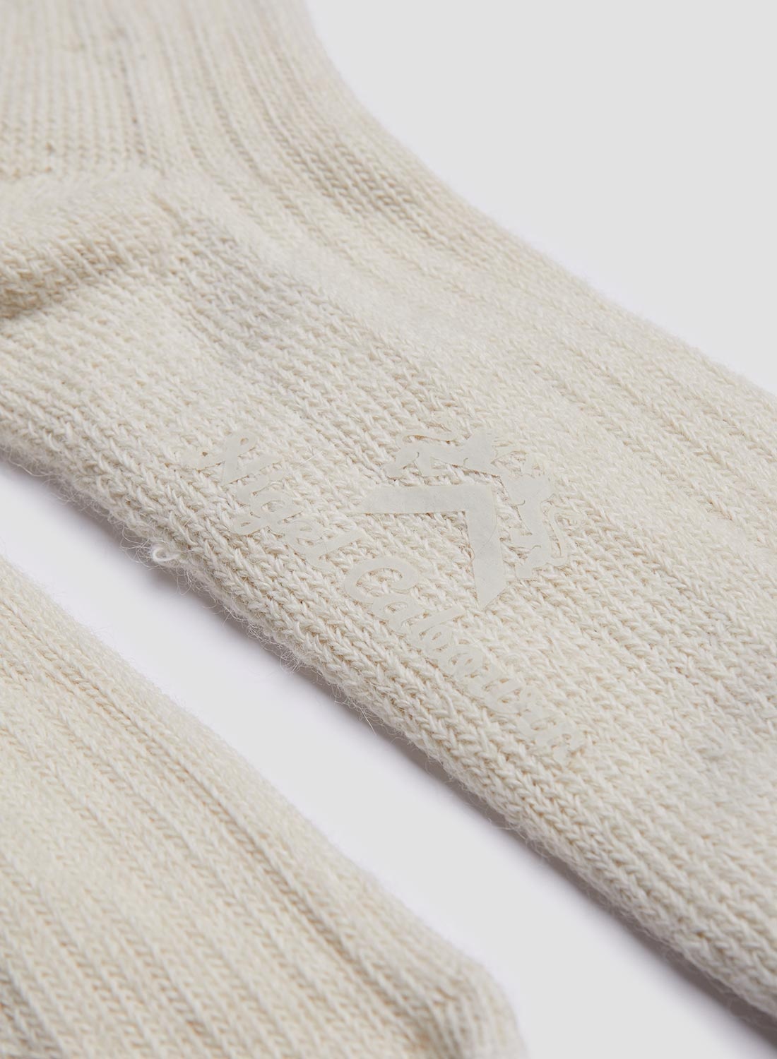 Alpaca Wool Sock in Cream - 3