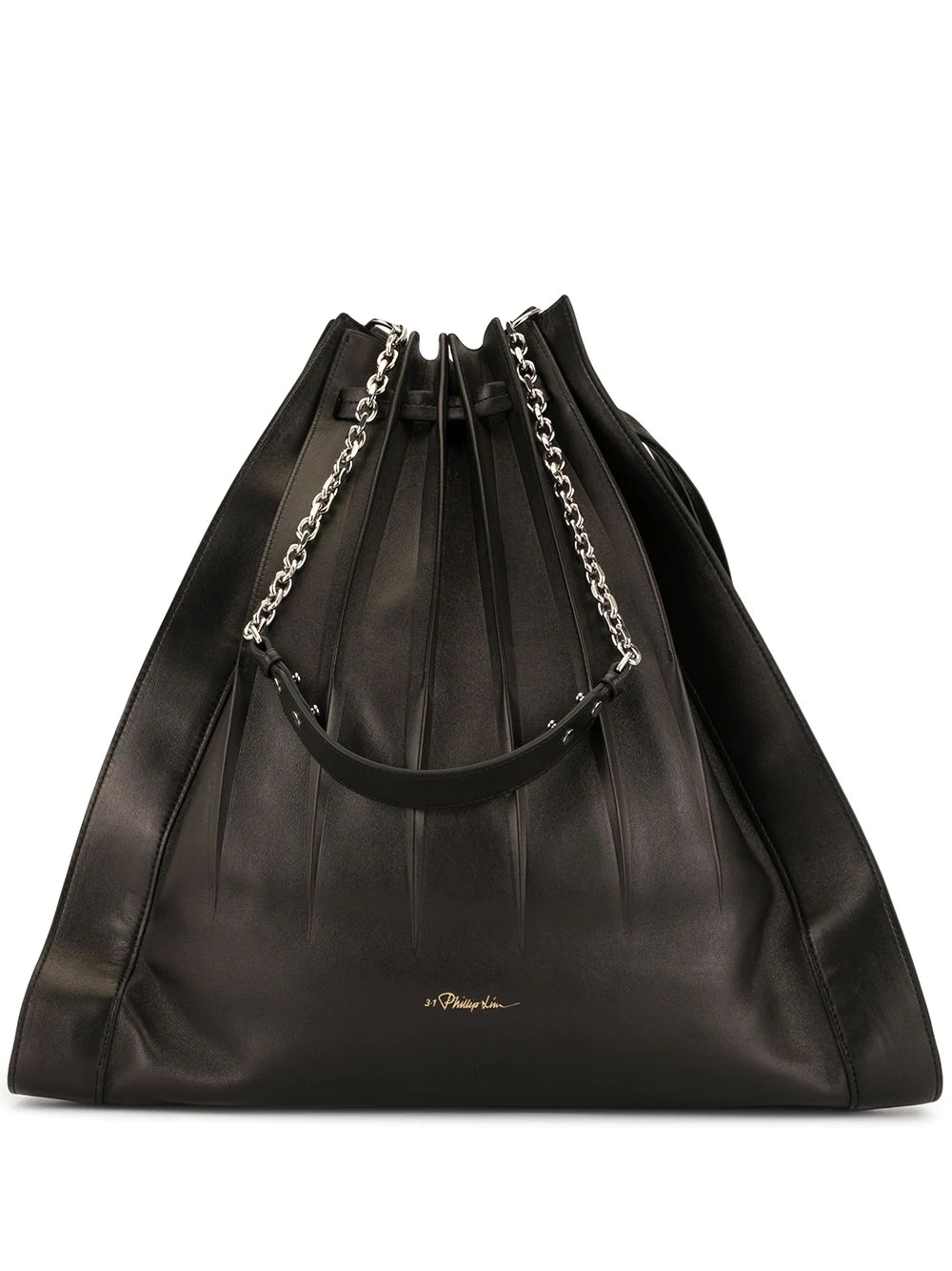 Florence Large Pleated Drawstring Tote - 1