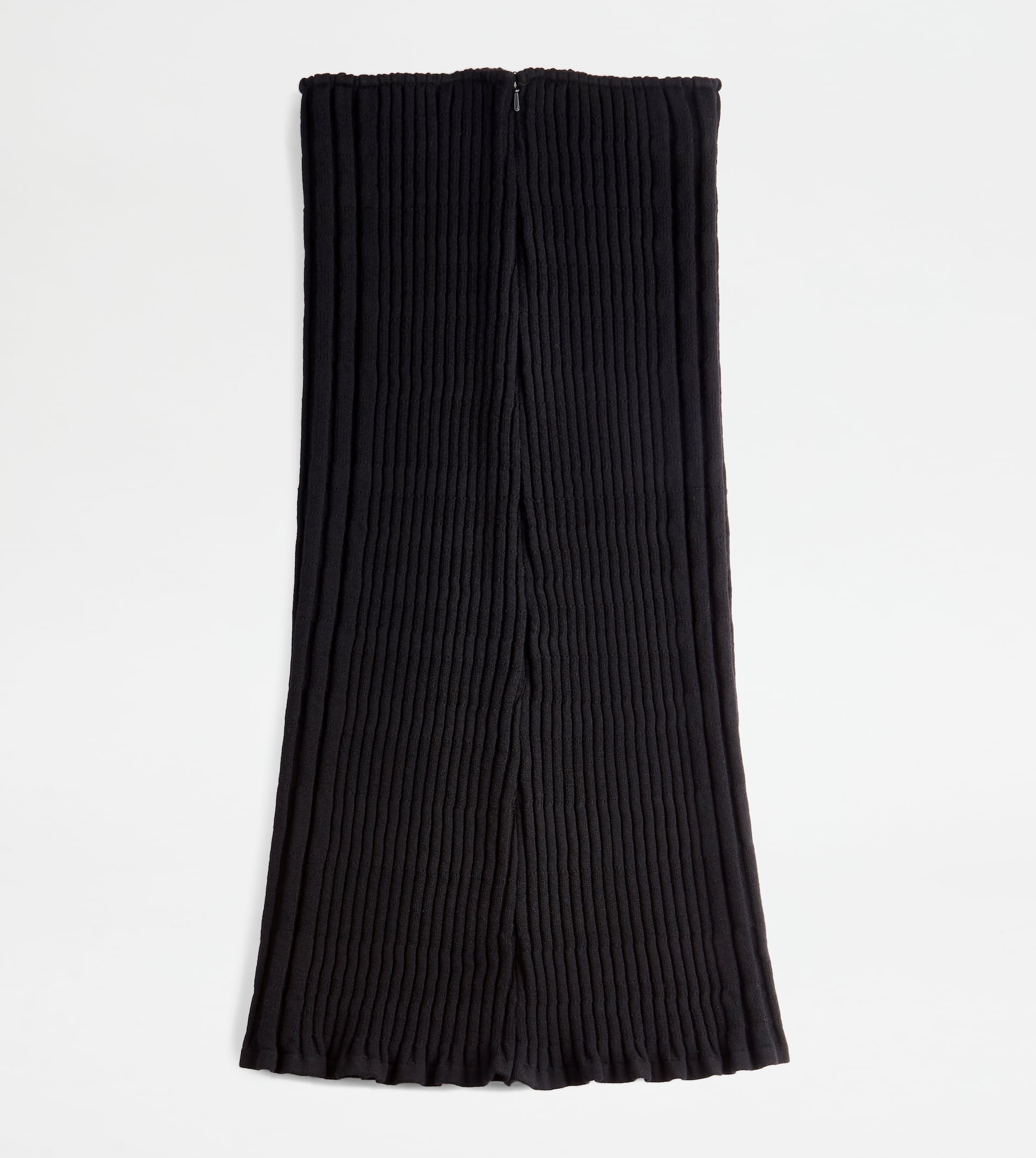 MIDI-SKIRT IN KNIT - BLACK - 8
