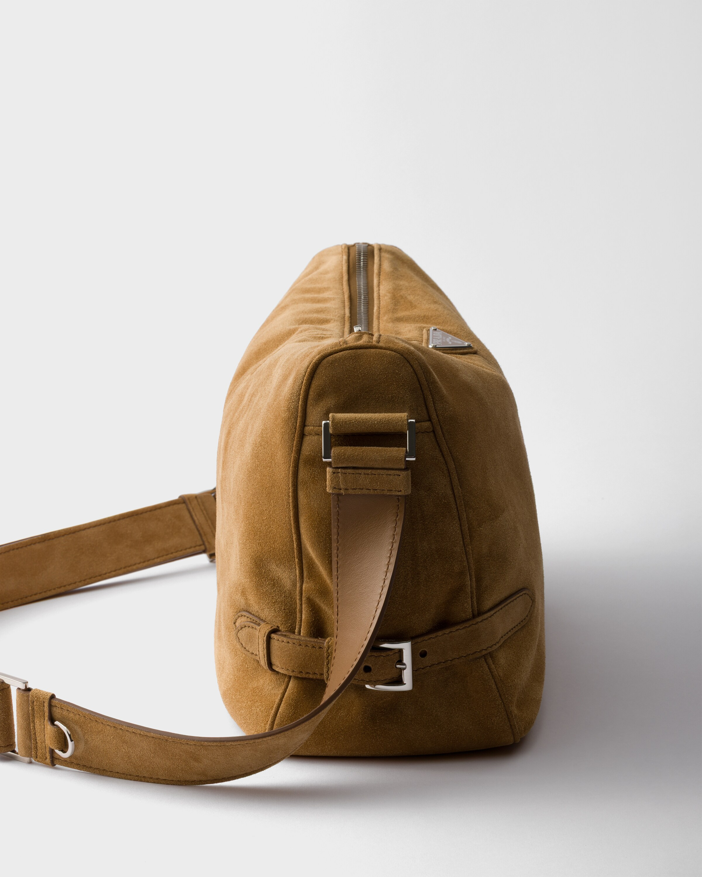 Suede shoulder bag - 5