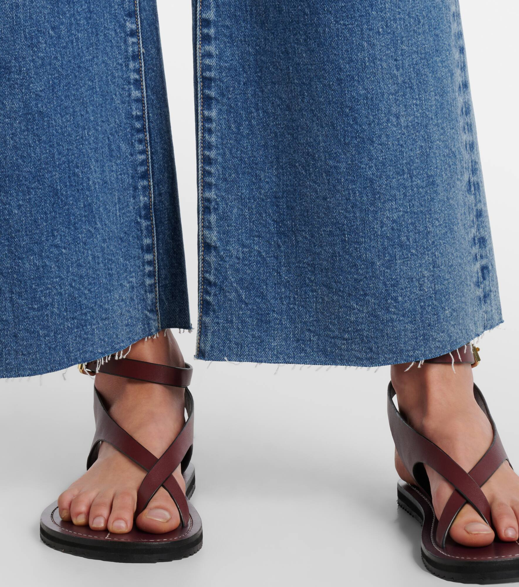 Grace high-rise wide-leg jeans - 5