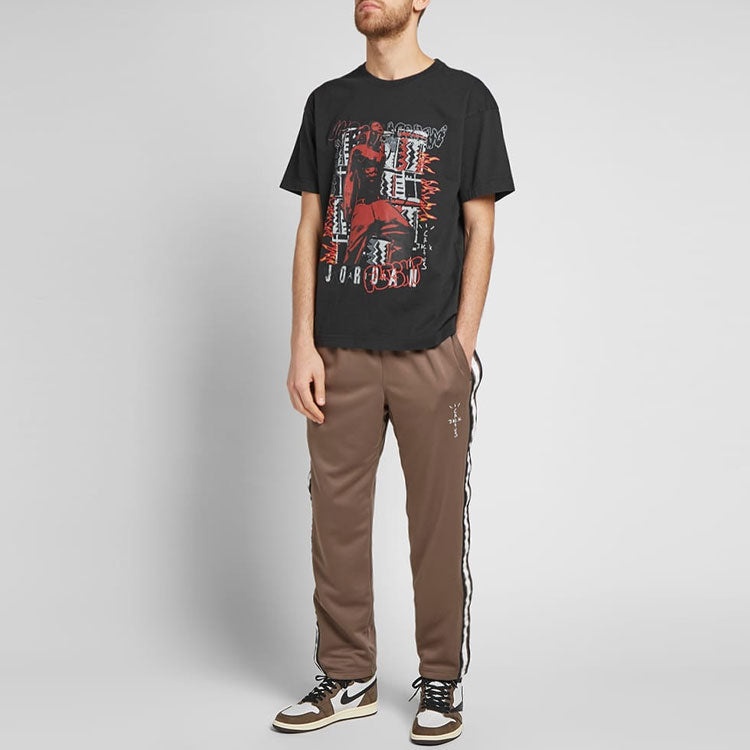 Air Jordan x Cactus Jack by Travis Scott Air Jordan MJ 2 T-Shirt 'Black' CK4030-010 - 3