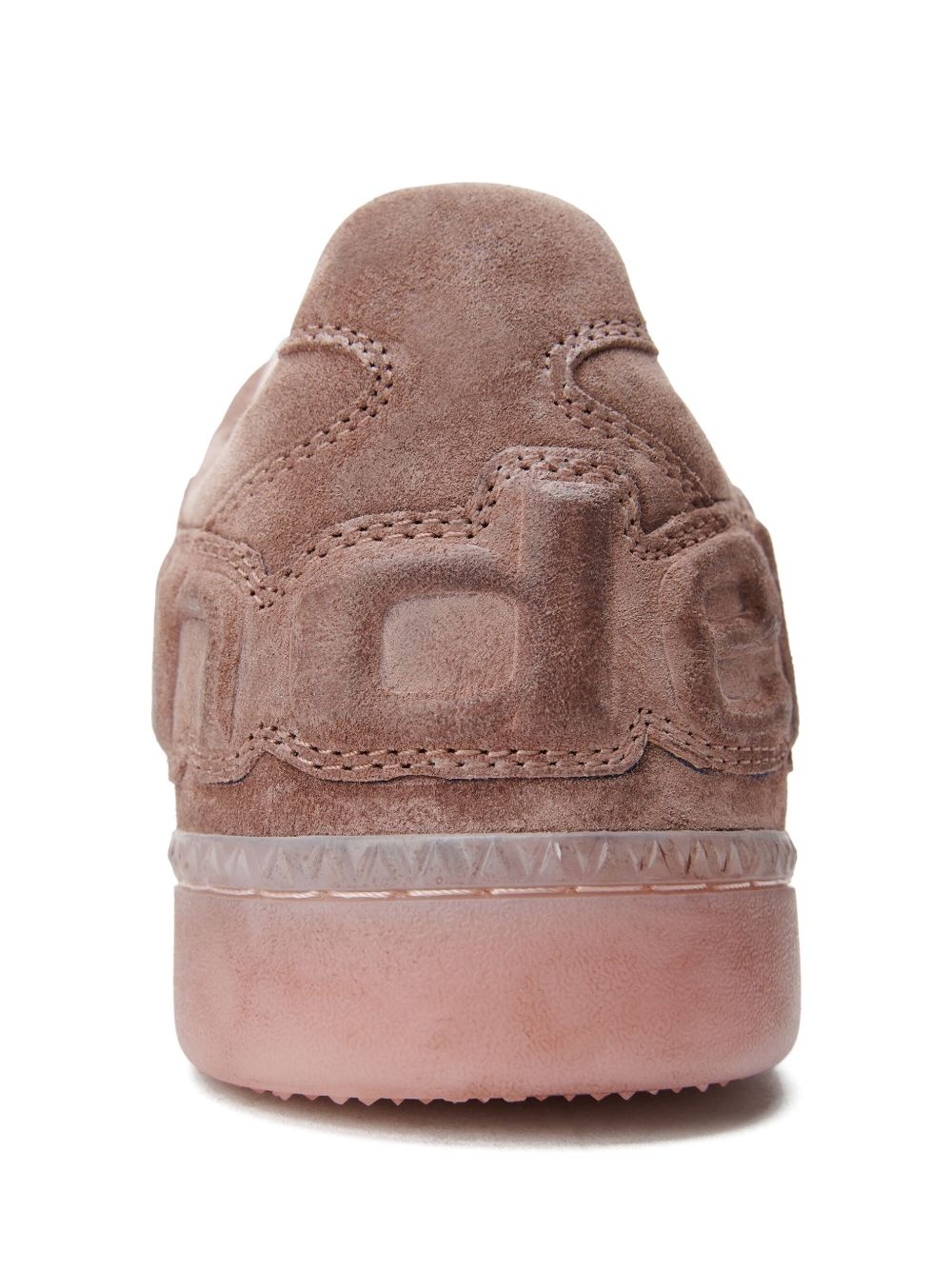 Lex logo-embossed suede sneakers - 3