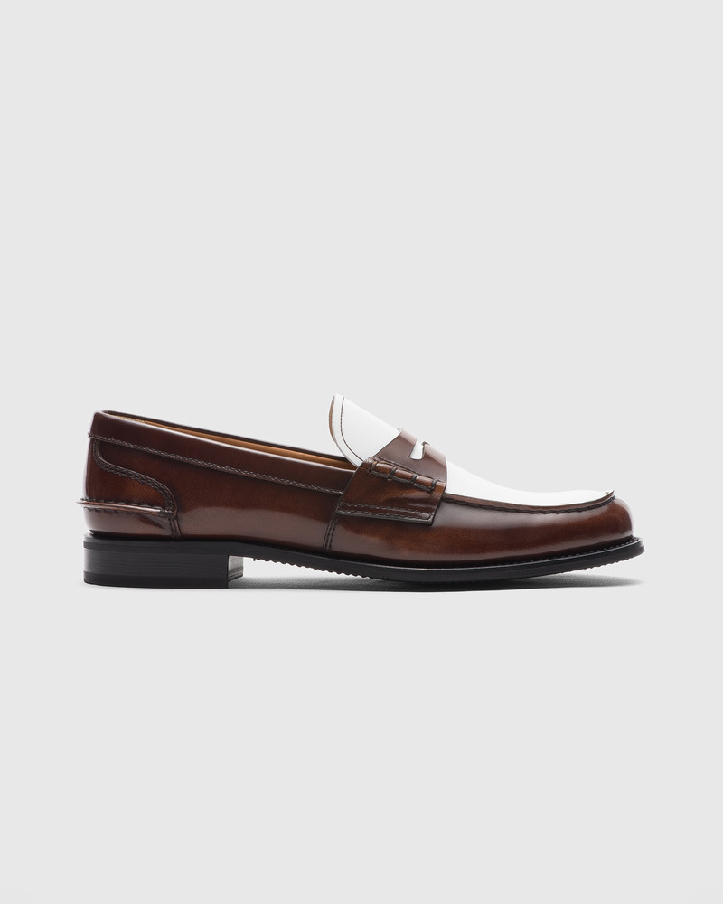 Fumé Brushed Calfskin Bicolor Loafer 1