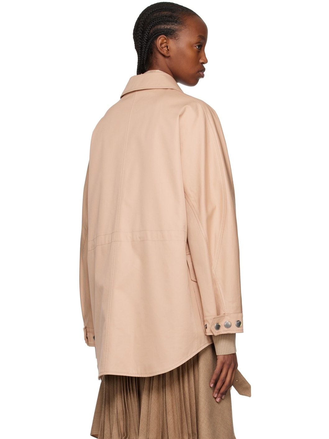 Beige Oversized Jacket - 3