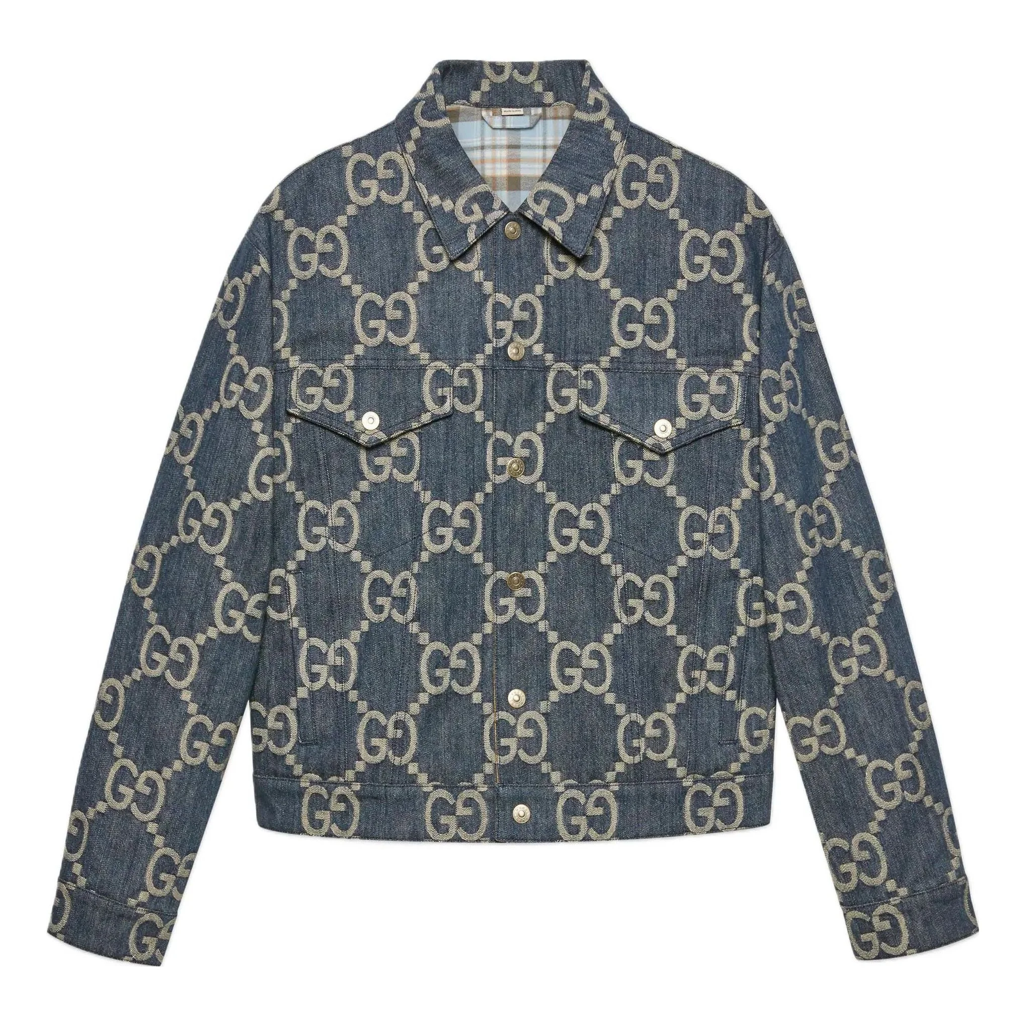 Gucci Jumbo GG Denim Jacket 'Blue Ivory' 674338-XDBTY-4492 - 1