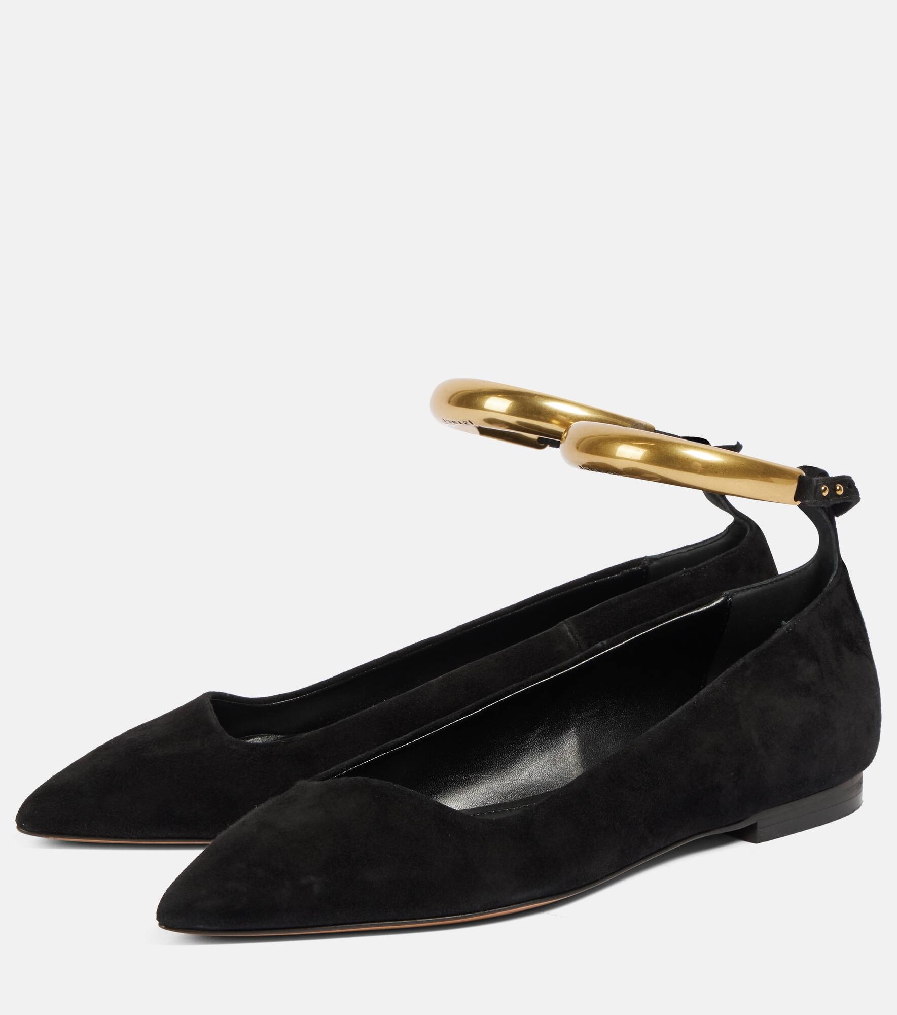Leanor embellished leather ballet flats - 5