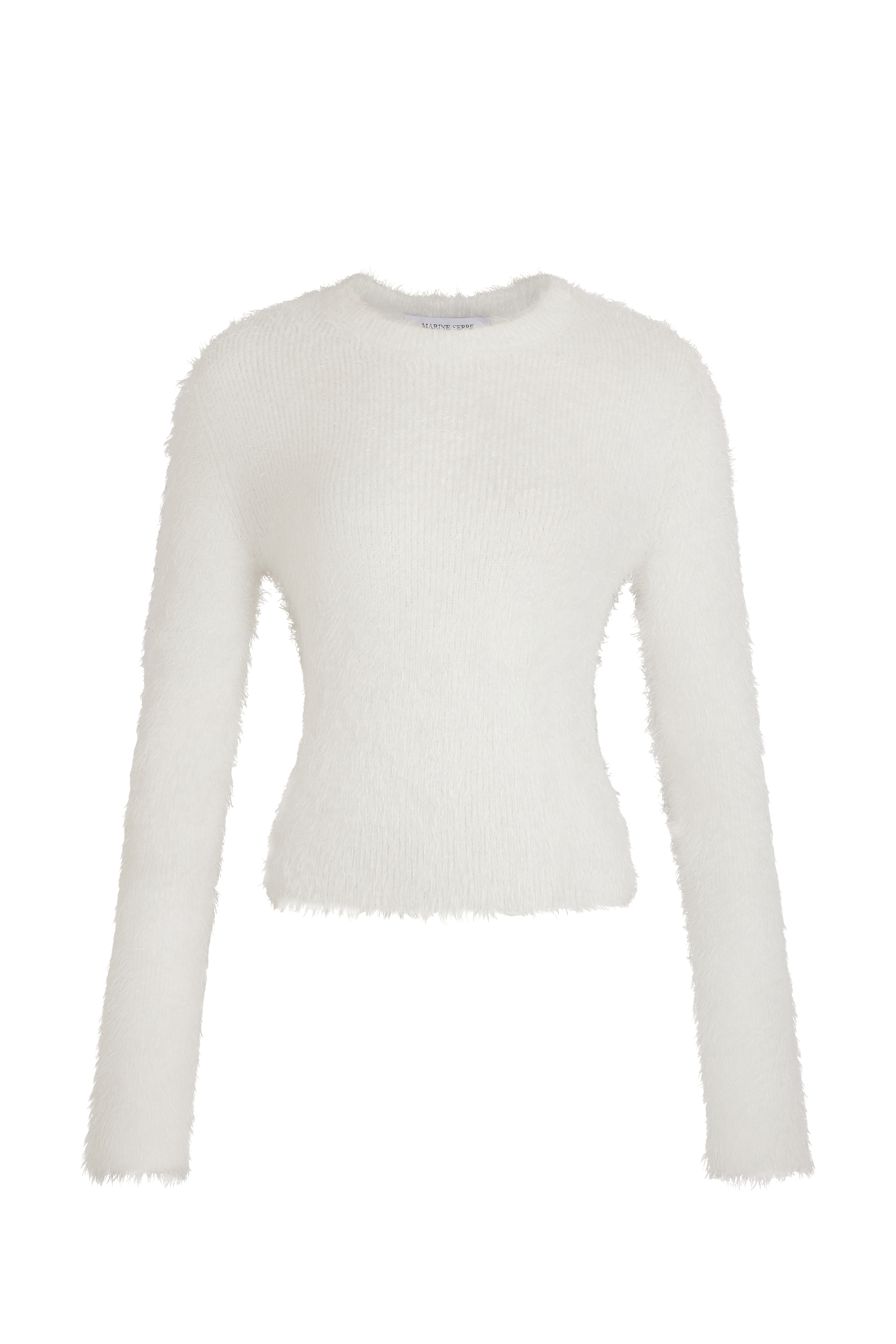 Wild Fluffy Knit Crewneck Pullover - 1