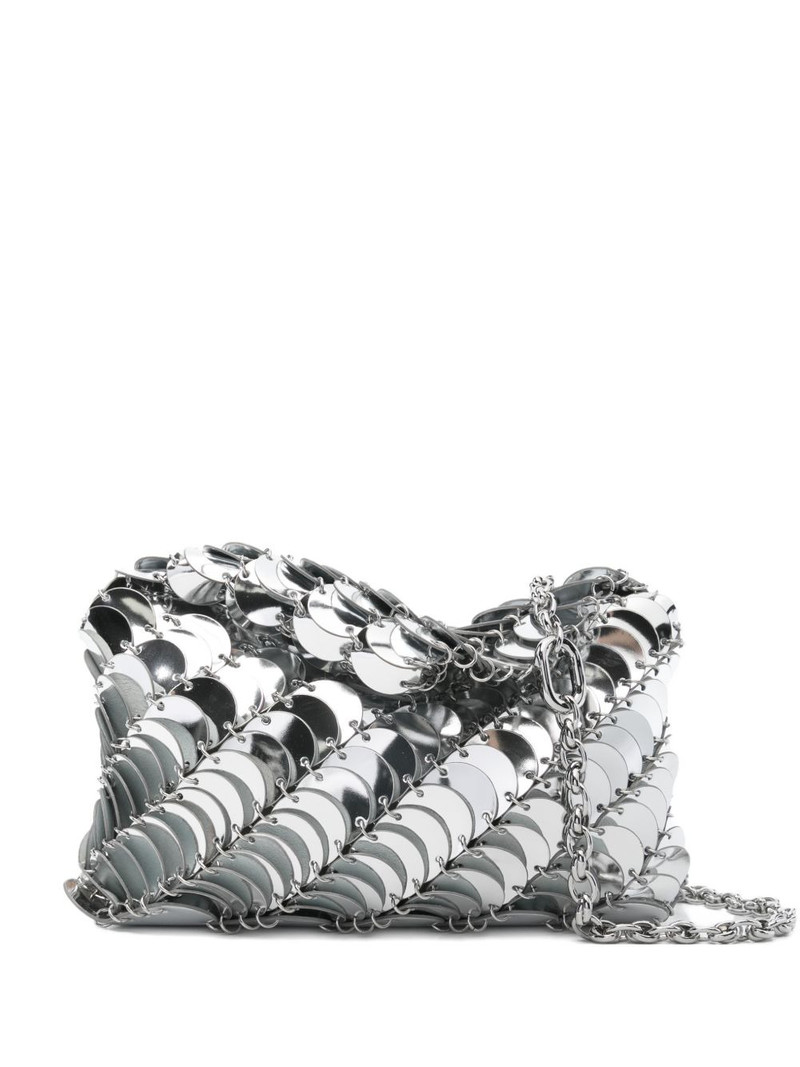 disc-detail chain shoulder bag 1