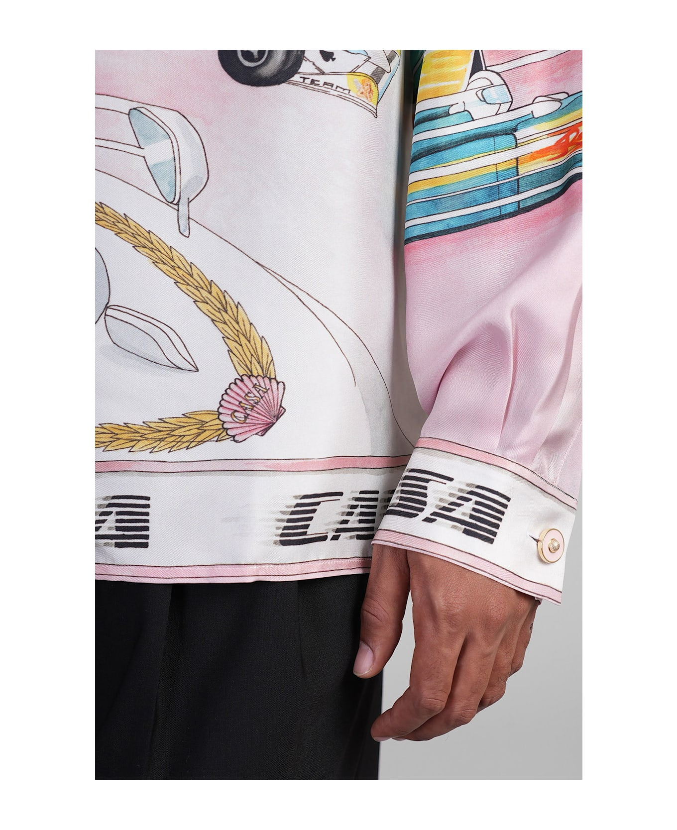 Shirt In Multicolor Silk - 5