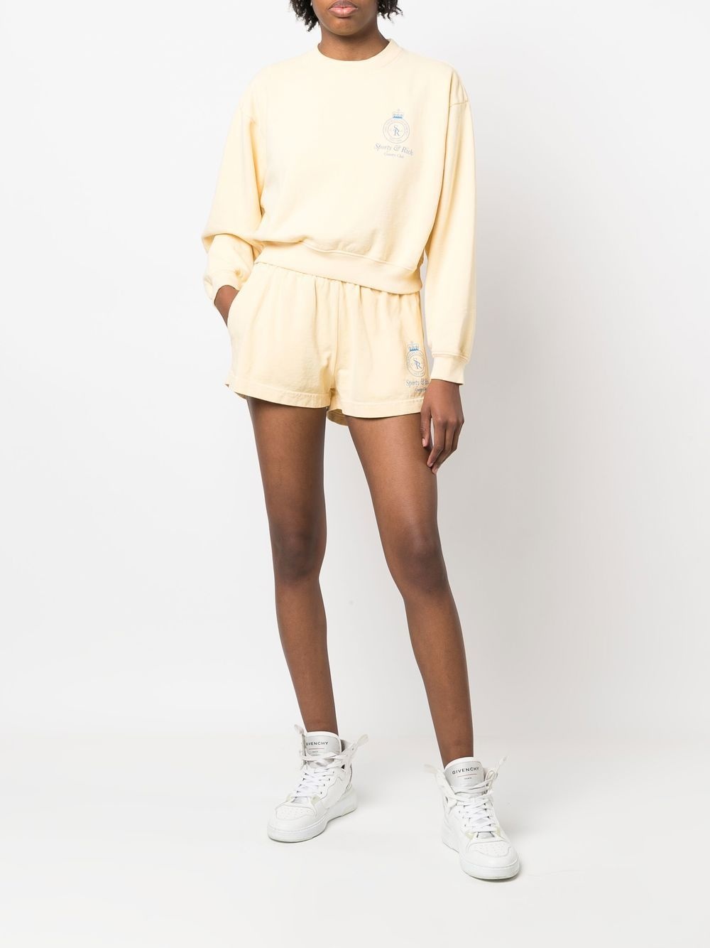 logo track shorts - 2