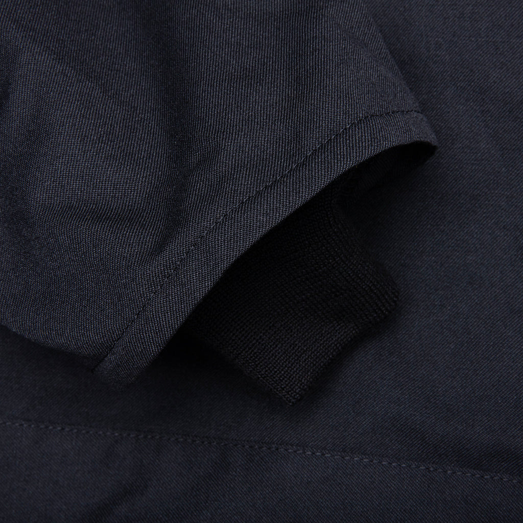 WOOL TWILL JACKET - BLACK - 4