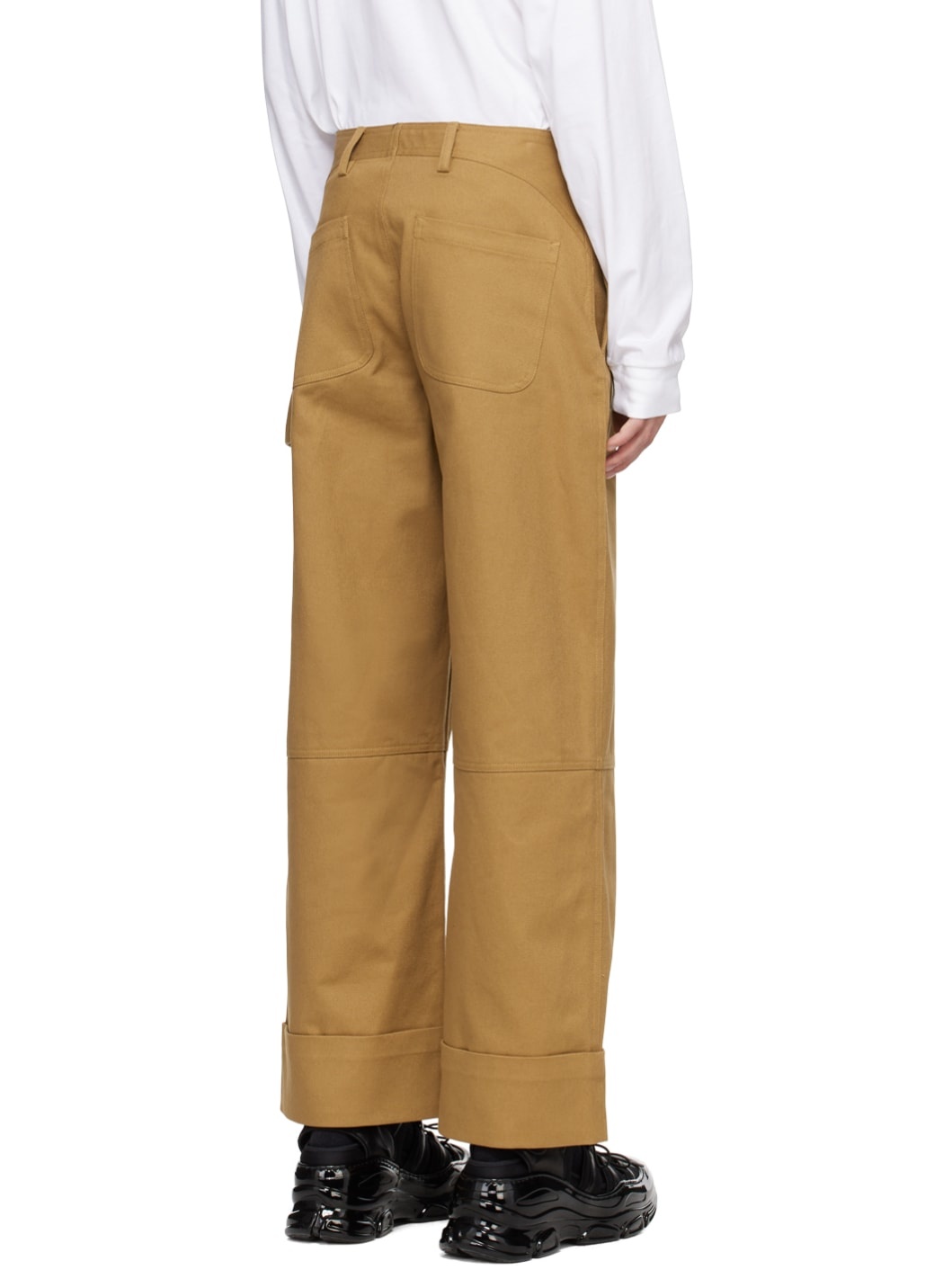 Khaki Four-Pocket Jeans - 3