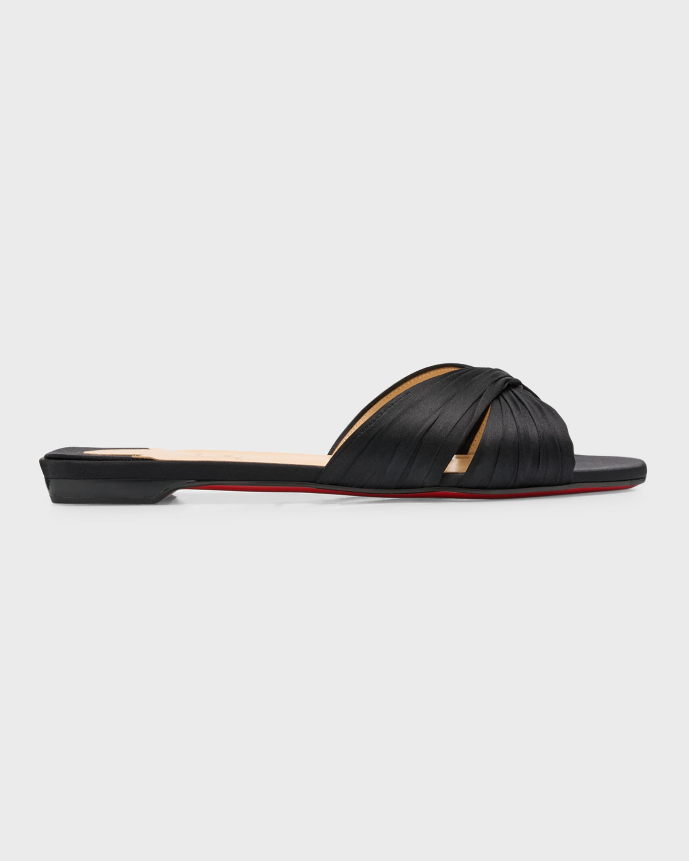 Nicol Is Back Red Sole Slide Sandals - 1