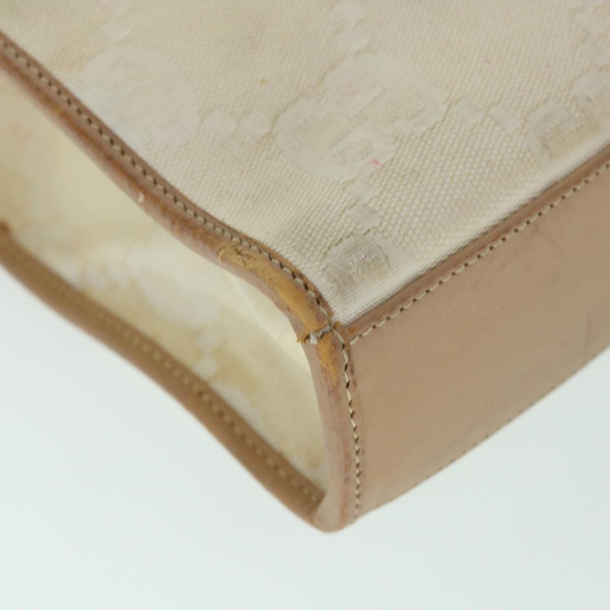 GUCCI GG Canvas Jackie Hand Bag Beige Brown - 14