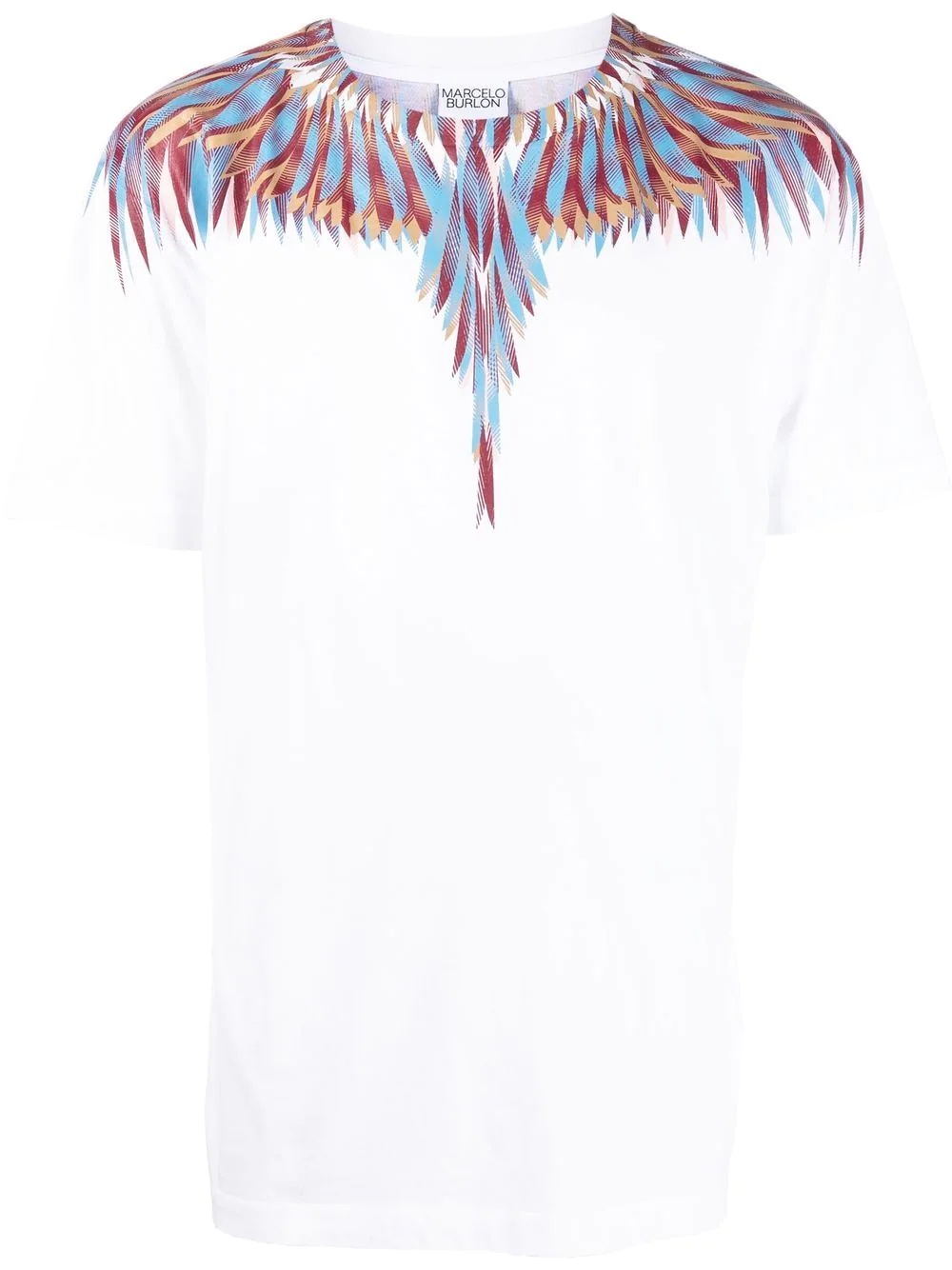 Wings print short-sleeve T-shirt - 1