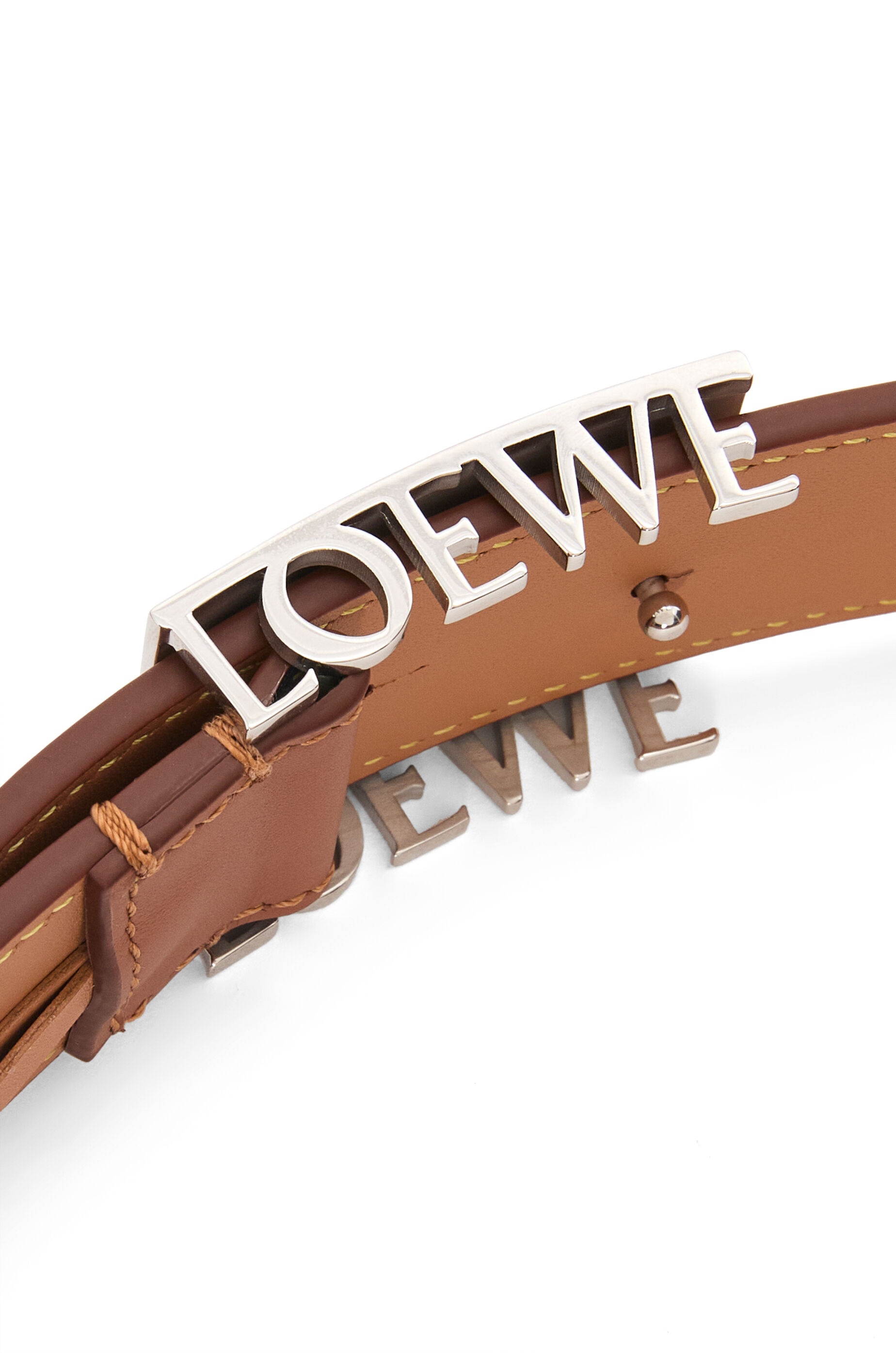 LOEWE plaque belt in smooth calfskin - 3