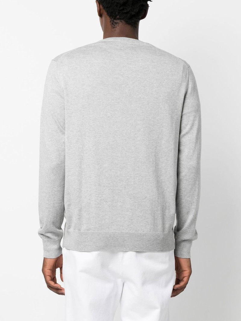 embroidered-pony knit jumper 4