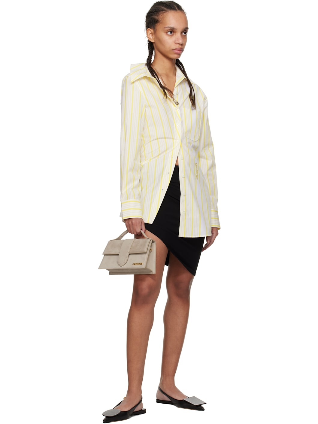 Beige Les Classiques 'The large Bambino' Bag - 4