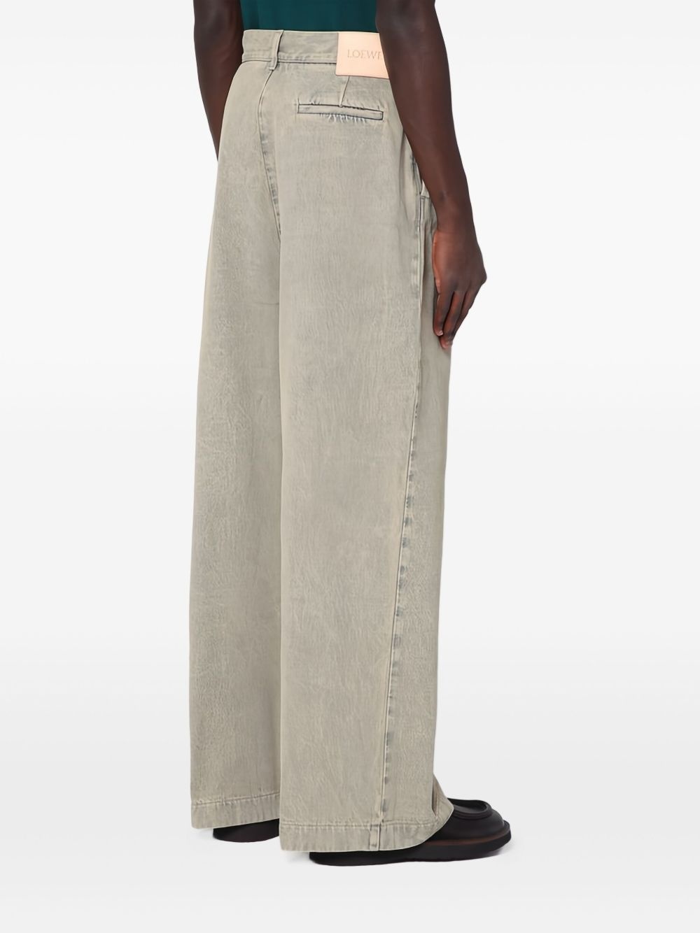 pleat-detailing jeans - 5