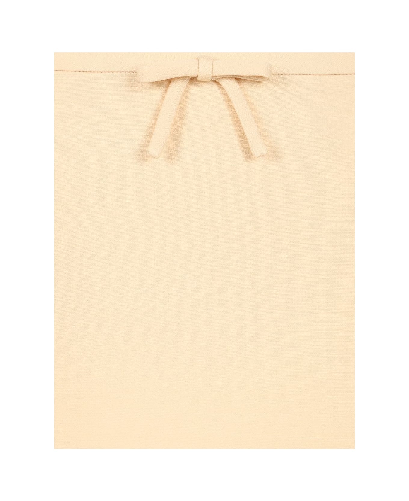 Short Skirt With Bow - 4