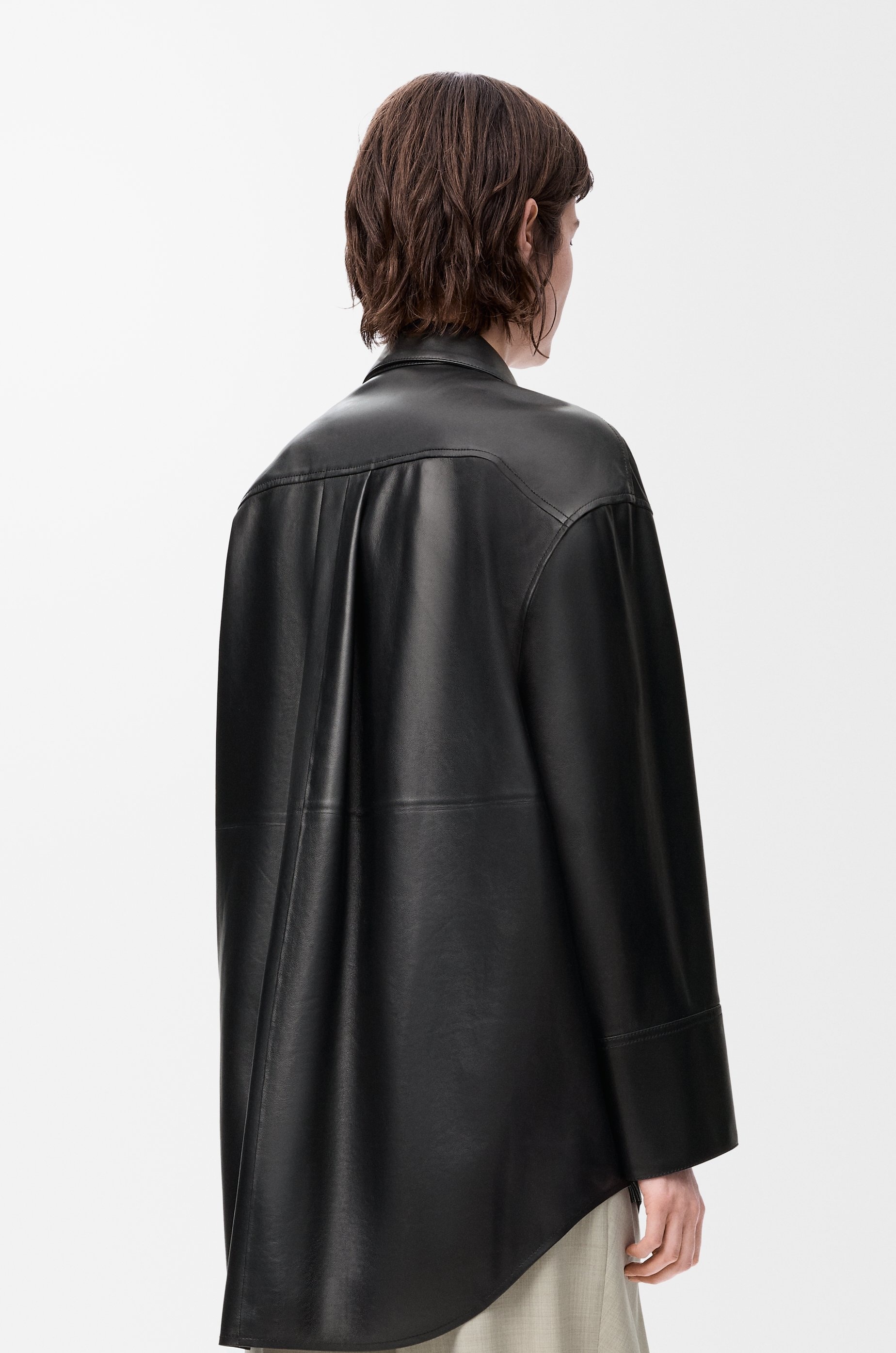 Shirt in nappa lambskin - 4