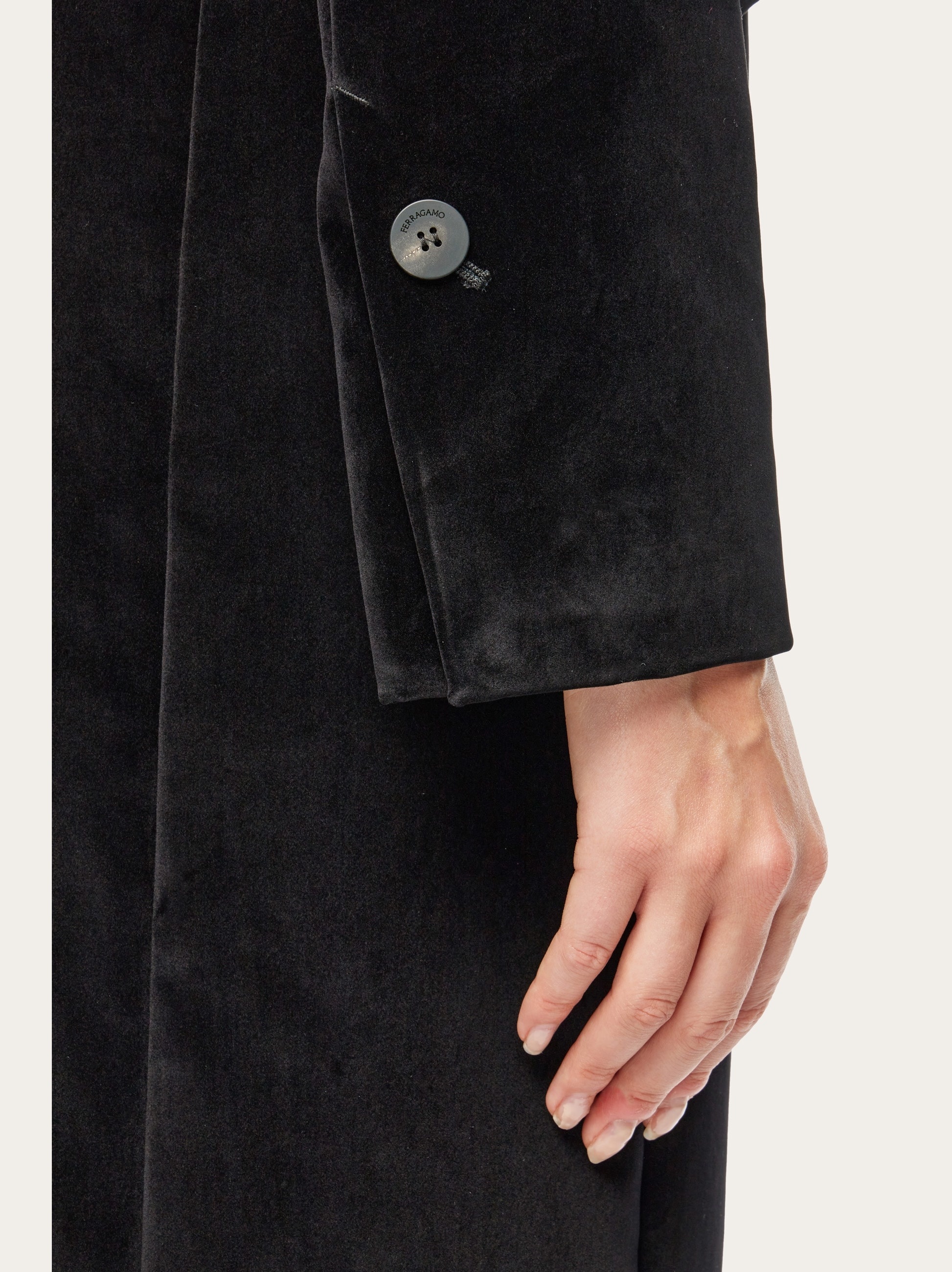 Flock velvet coat - 5