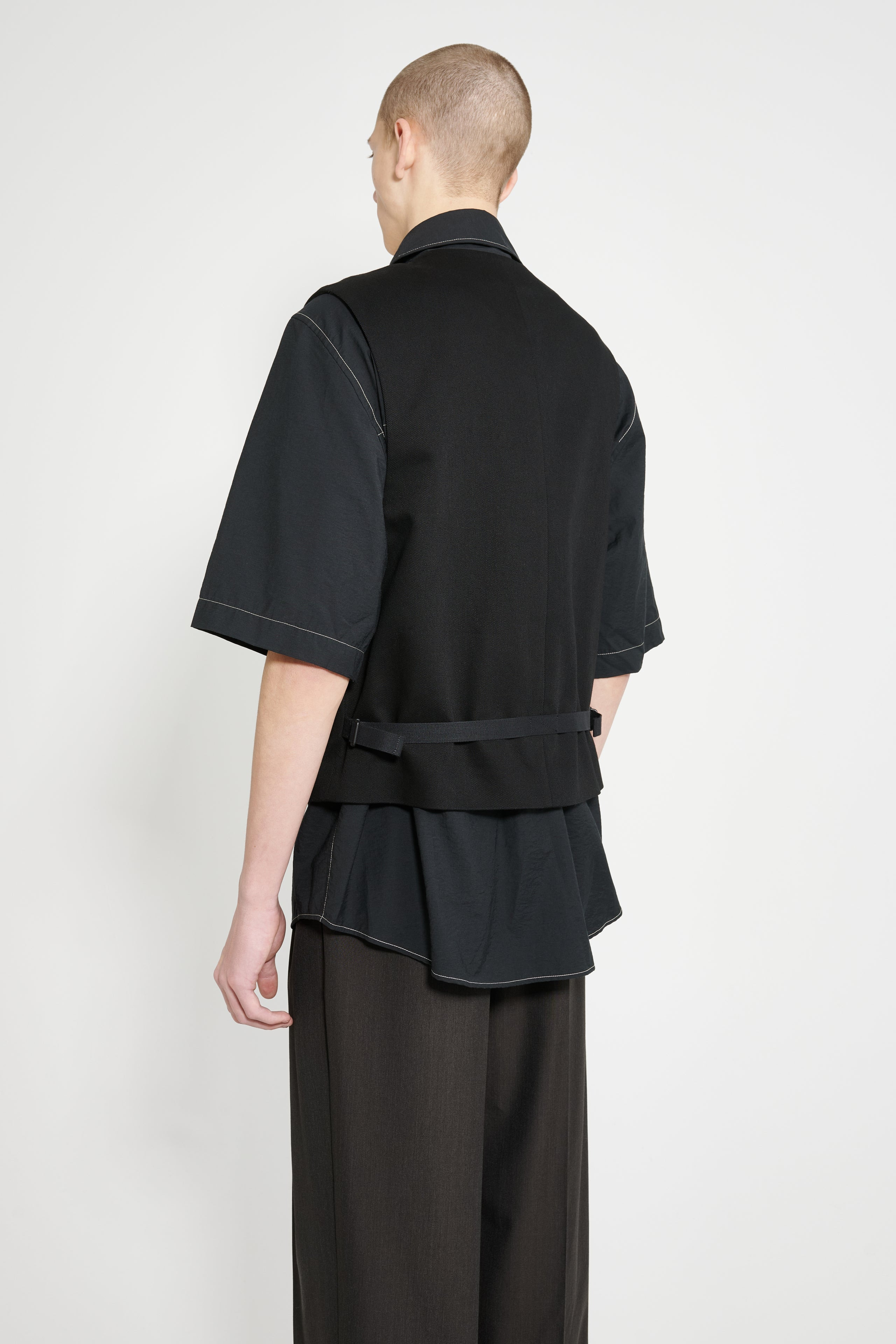 LEMAIRE WAISTCOAT BLACK - 3