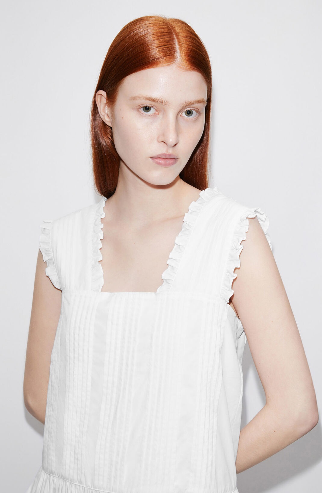 Pleated midi dress - 5